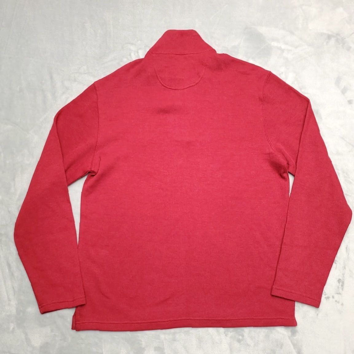 Joseph Abboud VINTAGE Joseph Abboud Sweater Men M Red Cotton Blend 1/4 Zip Mock Neck Pullover NEW Size US M / EU 48-50 / 2 - 4 Thumbnail