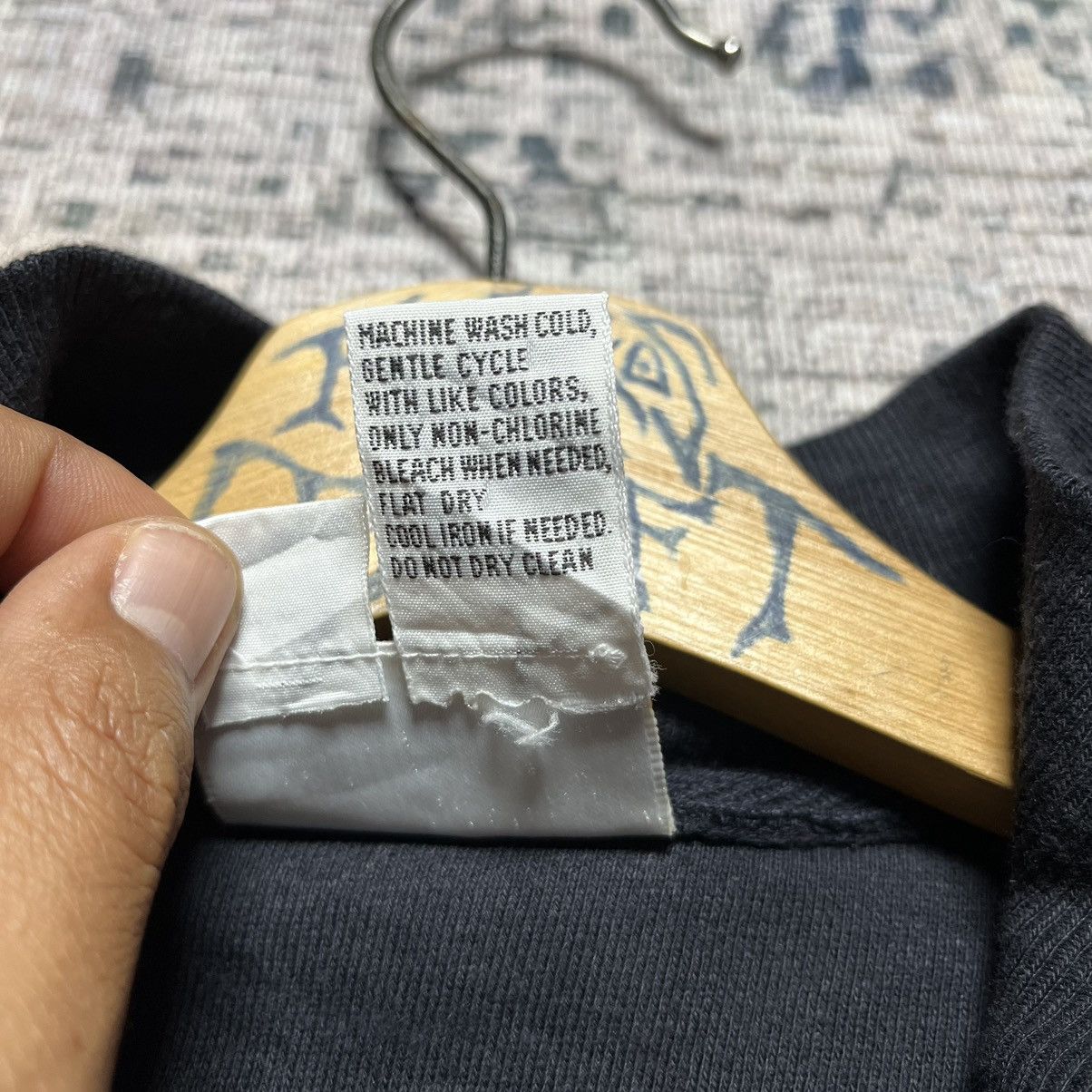 DKNY × Vintage RARE Vintage DKNY USA Spell Out Half Zipper Sweetshirts 90s Size US M / EU 48-50 / 2 - 6 Thumbnail