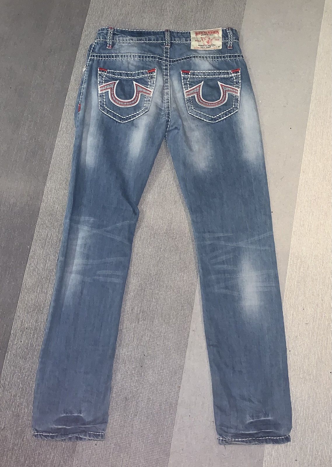 True Religion × Vintage True Religion Jeans Size US 34 / EU 50 - 2 Thumbnail