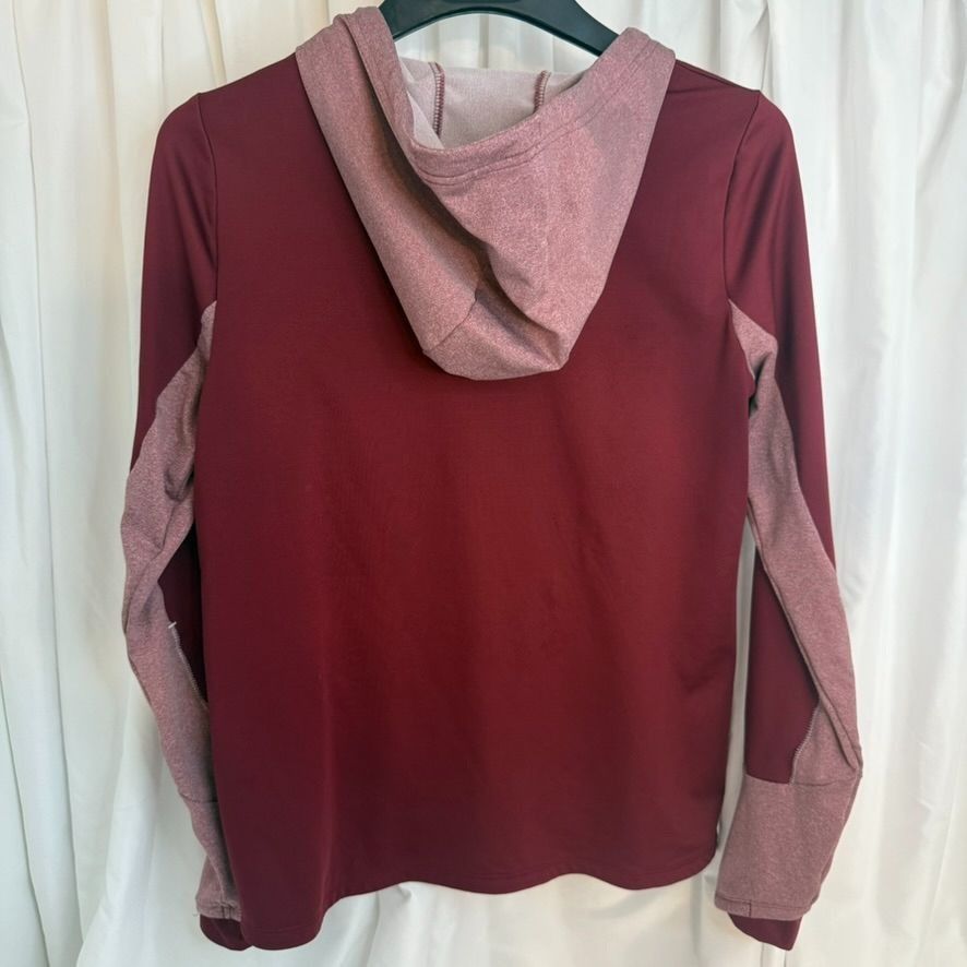 Under Armour Under Armour Womens ColdGear Burgundy Hoodie Thumbholes Medi Size M / US 6-8 / IT 42-44 - 7 Thumbnail