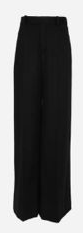 Saint Laurent Paris oc11z0126 796135 Pantalon Taille Haute in Noir Size US 32 / EU 48 - 2 Thumbnail
