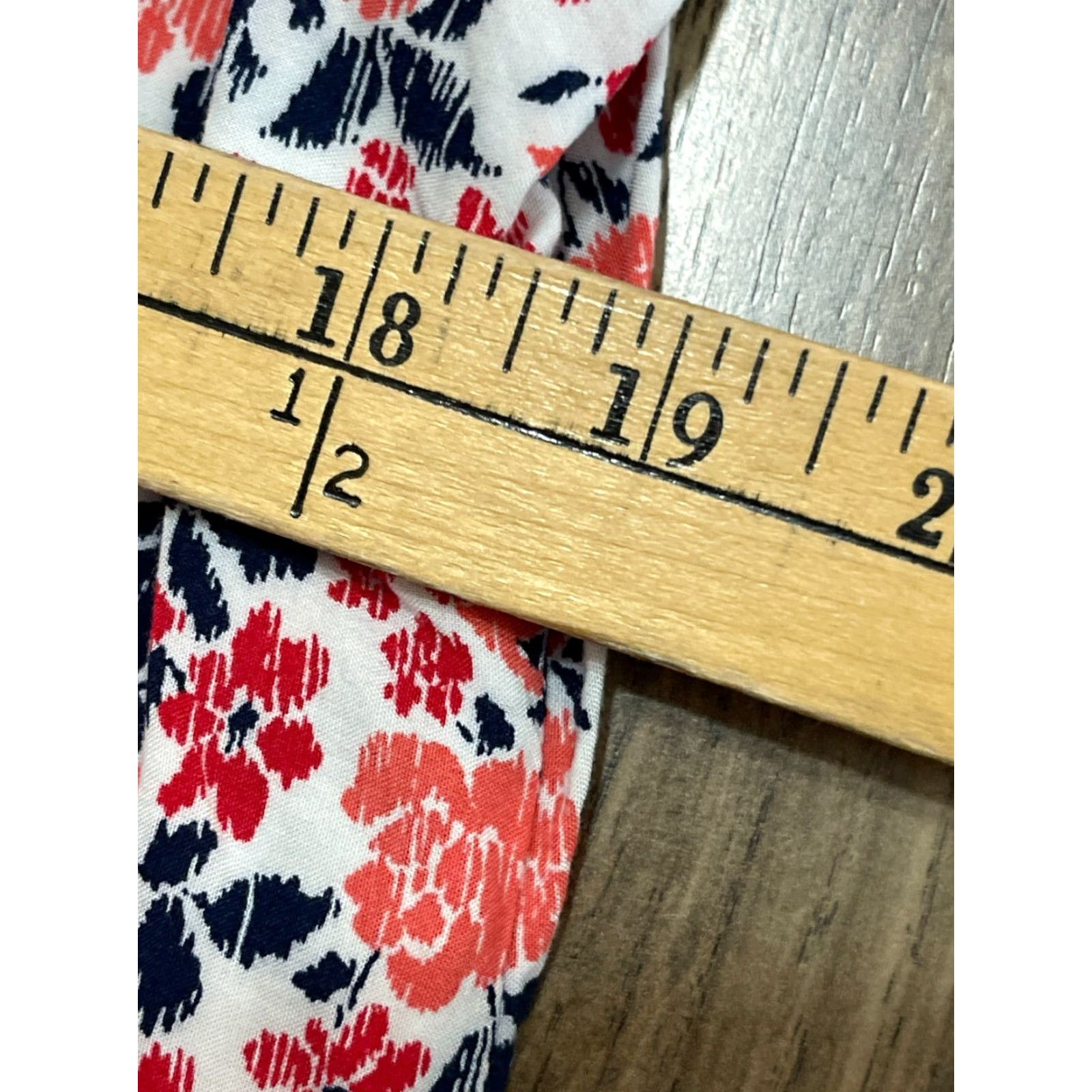 Liz Claiborne Liz Claiborne Shirt Women's XL Floral Tie Collar Pink White Blue Sleeveless Casual Modern Basic T-Shirt Size XL / US 12-14 / IT 48-50 - 4 Thumbnail