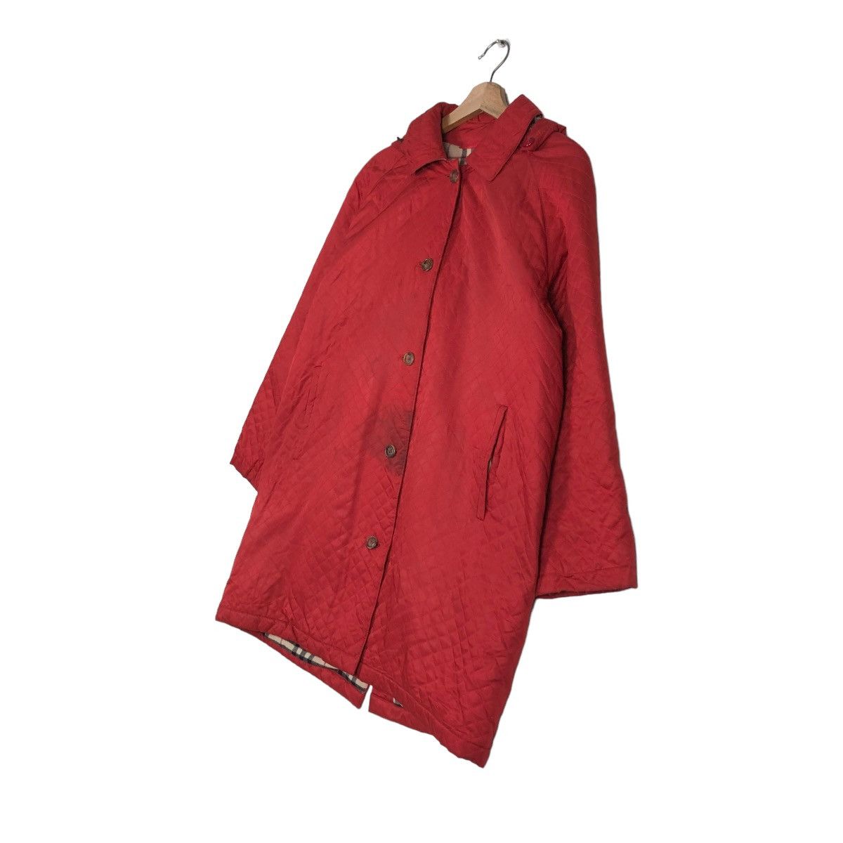 Burberry 🔥VINTAGE QUILTED BUTTON BURBERRY LONDON NOVA CHECK LINING Size US M / EU 48-50 / 2 - 3 Thumbnail