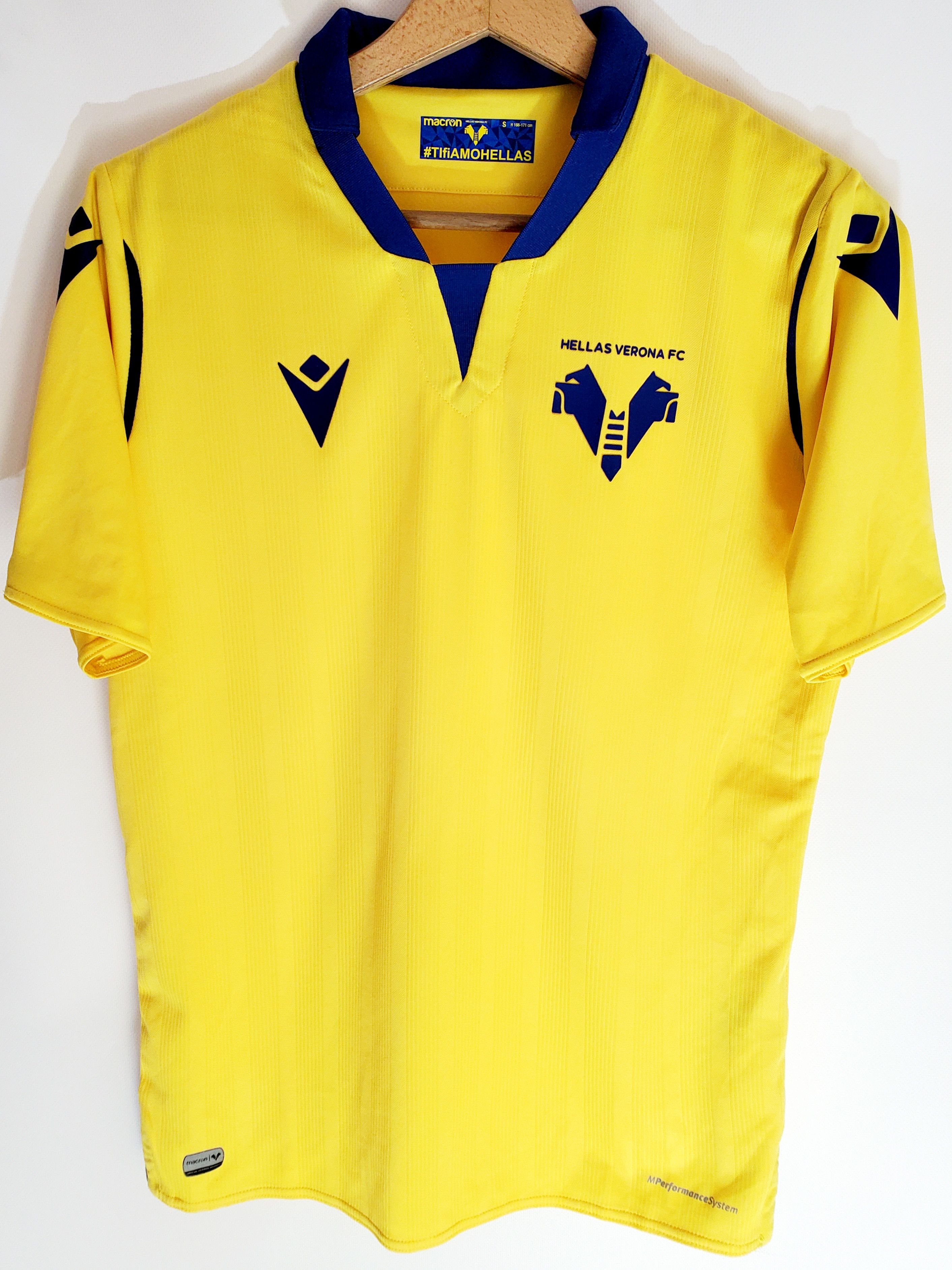 Macron Hellas Verona Authentic Macron 2020/21 Away perfect conditio Size US S / EU 44-46 / 1 - 1 Thumbnail