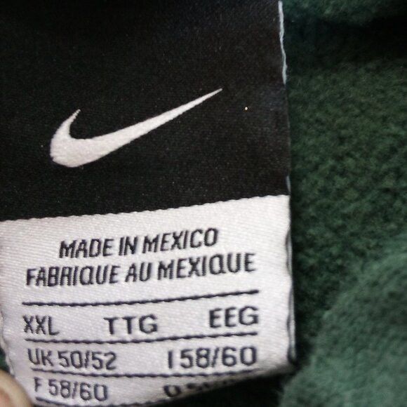 NCAA × Nike × Vintage Vintage Nike Oregon Ducks Athletic Dept. Hoodie Sweatshirt Size US XXL / EU 58 / 5 - 4 Thumbnail