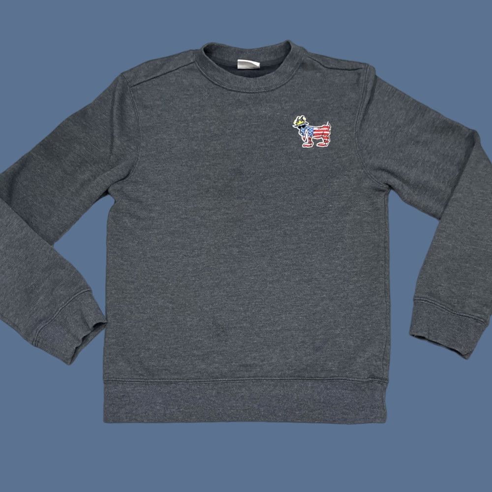 Vintage GOAT USA Sweatshirt Mens XS Gray Long Sleeve Cotton Fleece Pullover United States USA Theme Regular Size: XS Size US XS / EU 42 / 0 - 1 Thumbnail