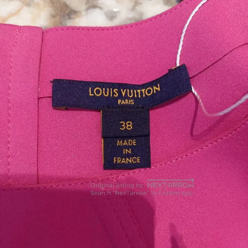 Louis Vuitton Louis Vuitton Pink Sleeveless Summer Dress . Size S / US 4 / IT 40 - 5 Thumbnail