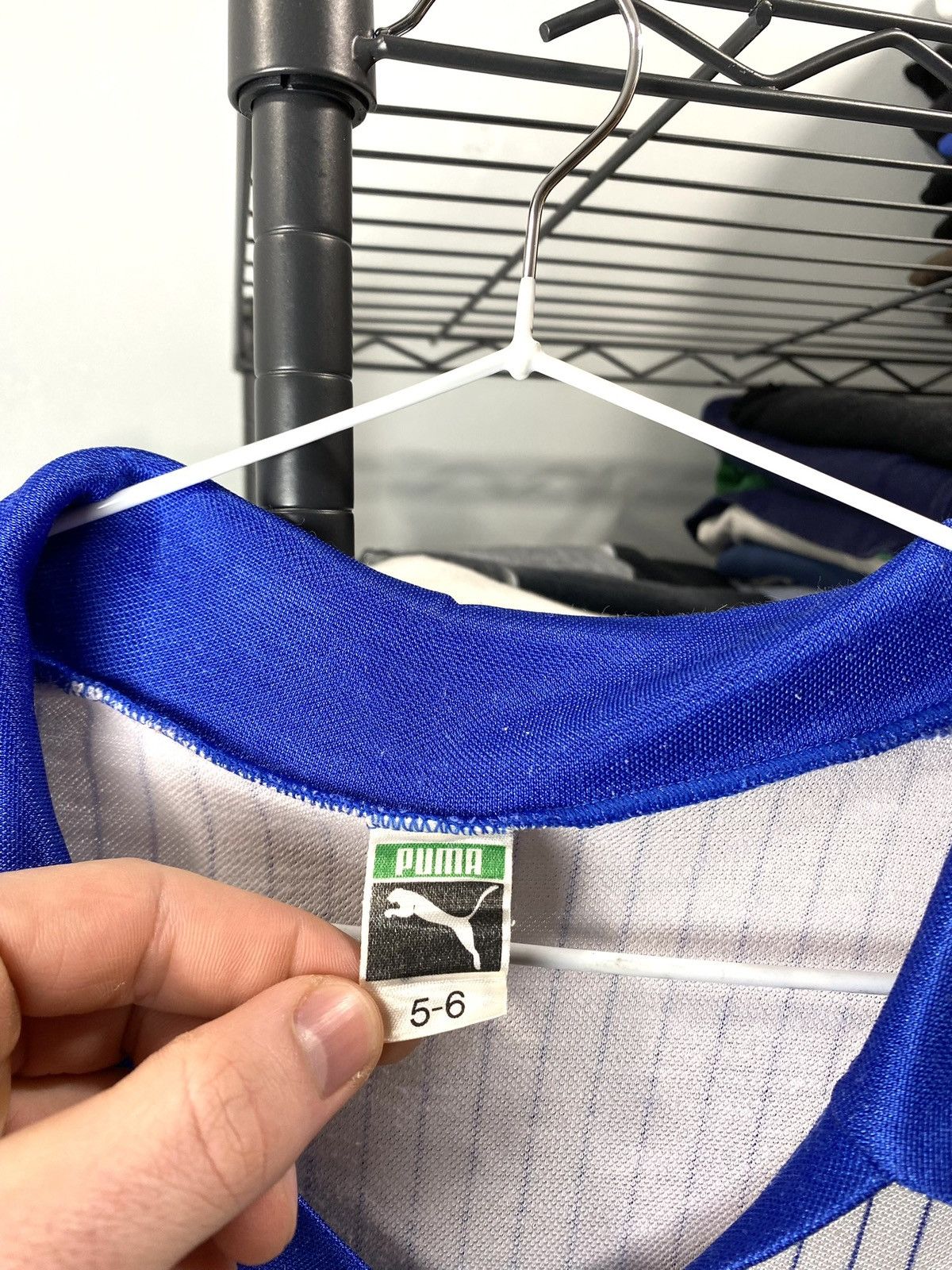 Puma Rare! 80’s Vintage Puma Soccer Jersey Made In Germany Size US M / EU 48-50 / 2 - 7 Thumbnail