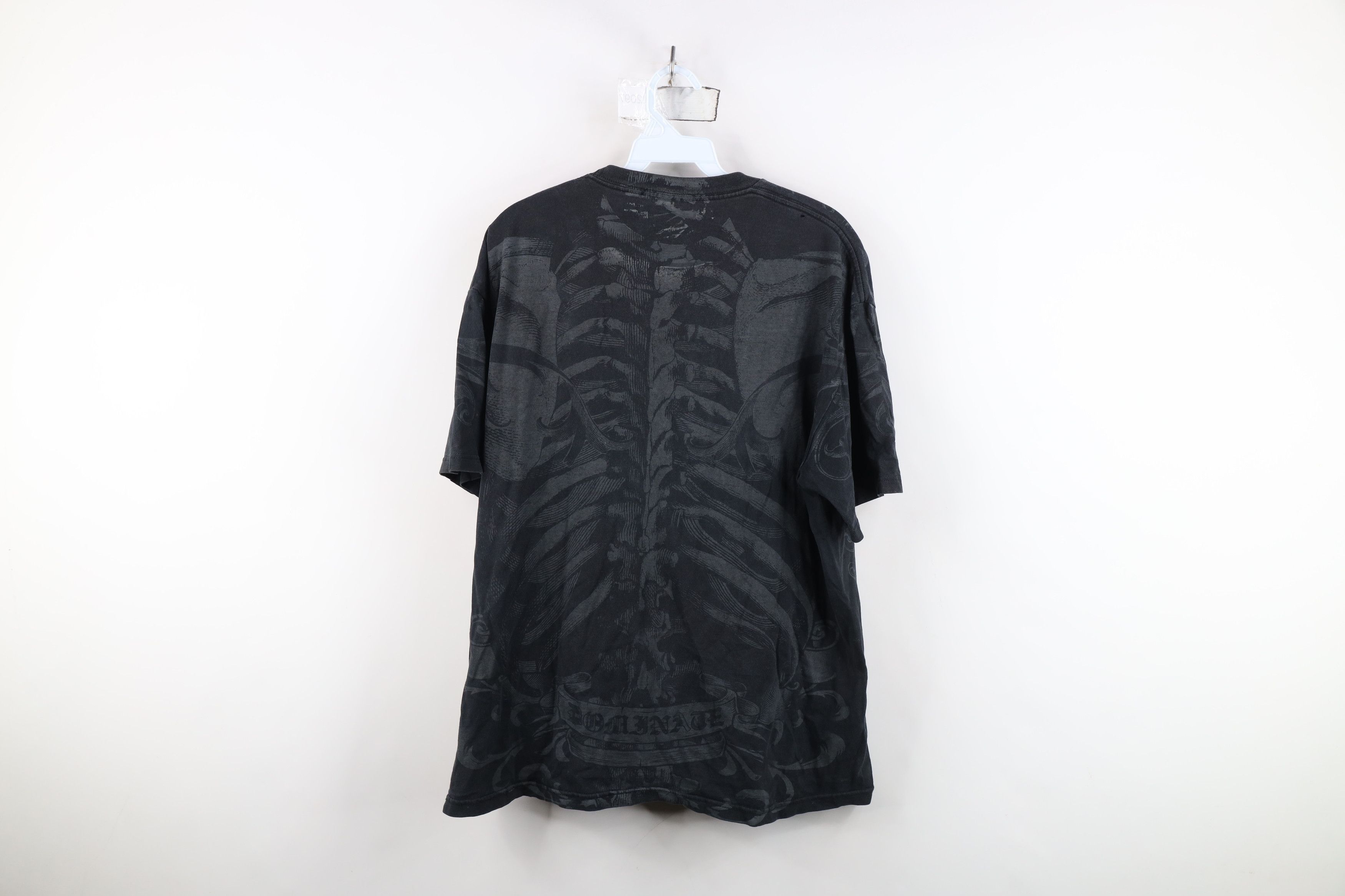 Vintage Vintage Y2K Streetwear Skull All Over Print UFC MMA T-Shirt Size US L / EU 52-54 / 3 - 12 Thumbnail