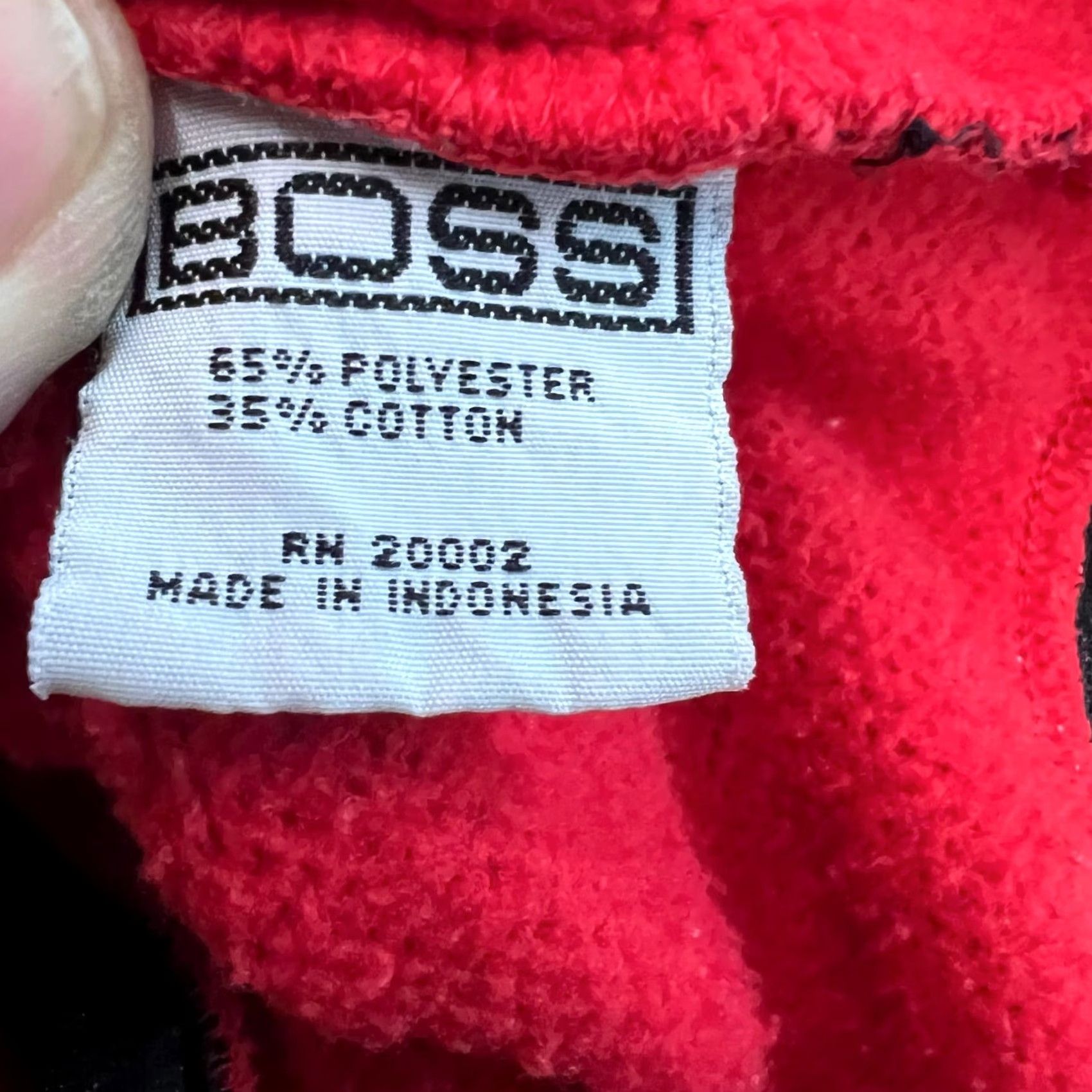 Vintage VINTAGE Boss Girl Performance Womens Pullover 1/4 Zip Red Jacket Sweatshirt Size M Size M / US 6-8 / IT 42-44 - 7 Thumbnail