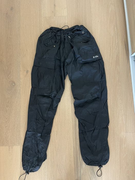 032c Black Nylon Cargo Pants 032c