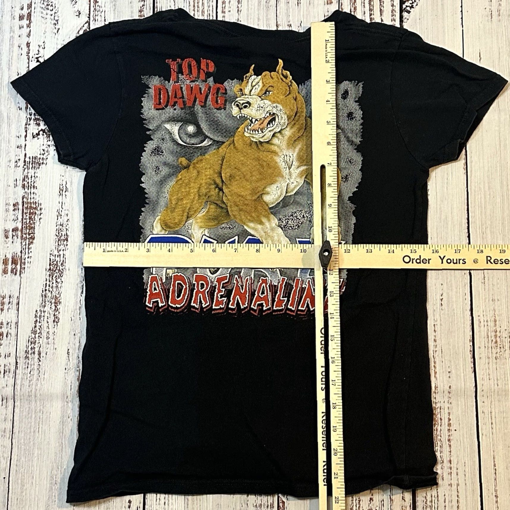 Gildan Gildan T-Shirt Woman Small Multicolor Graphic Print Top Dawg Chihuahua Bulldog Tee Shirt Round Neck Short Sleeve 100% Cotton Regular Womens Size S / US 4 / IT 40 - 7 Thumbnail