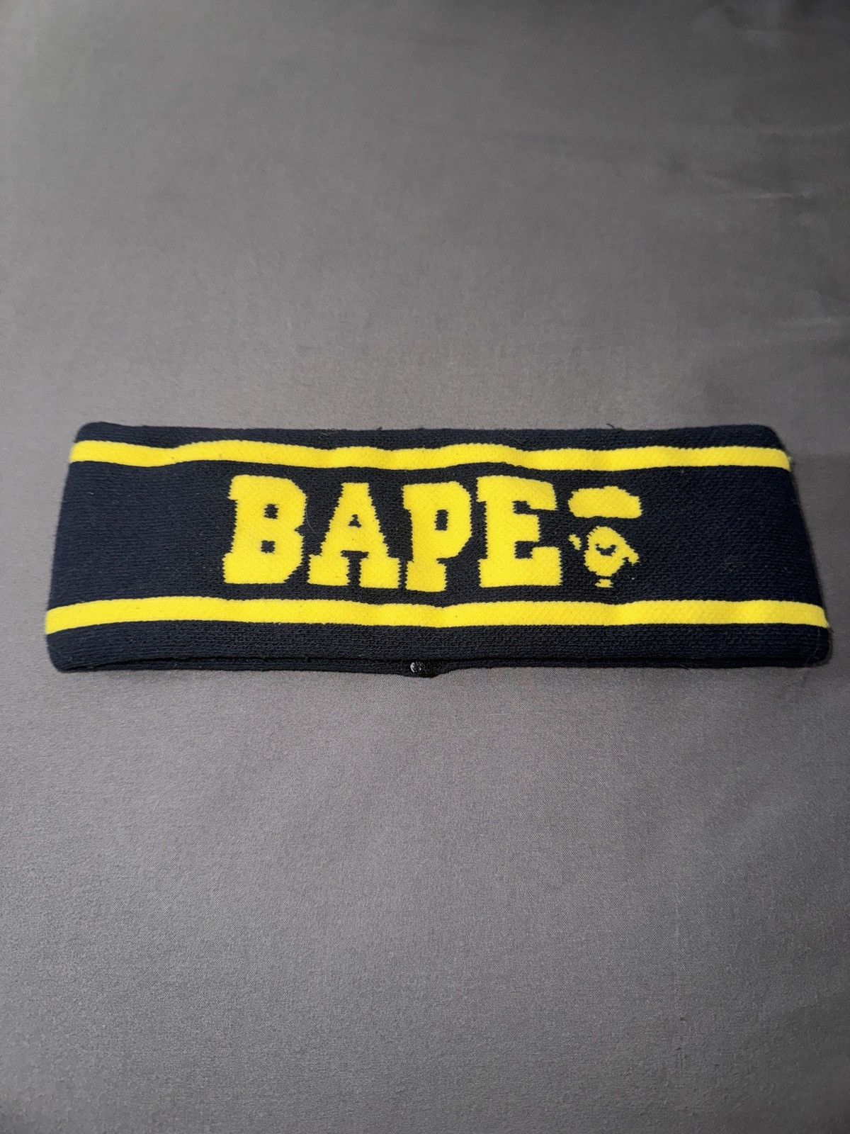 image of Bape Headband in Navy, Men's