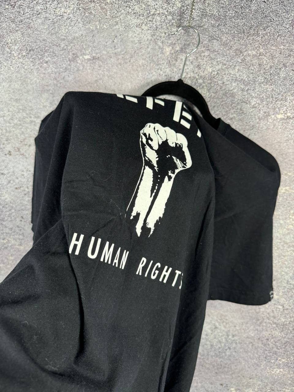 DEFEND PARIS Defend Paris Human Rights Black T-Shirt Large Size US L / EU 52-54 / 3 - 9 Thumbnail