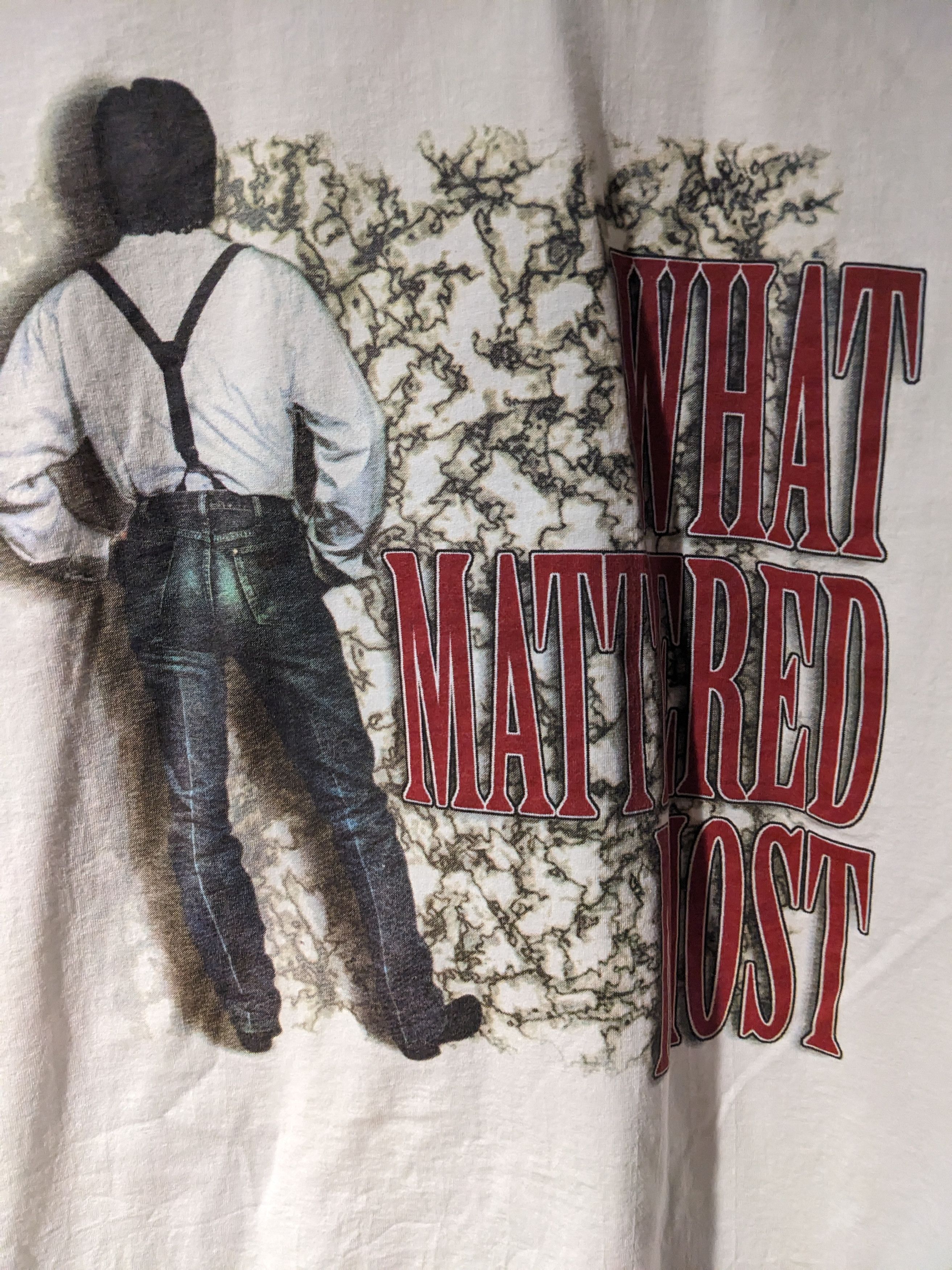 Band Tees × Vintage Vintage 1995 Ty Herndon SIGNED What Mattered Most T-Shirt Size US XL / EU 56 / 4 - 9 Thumbnail