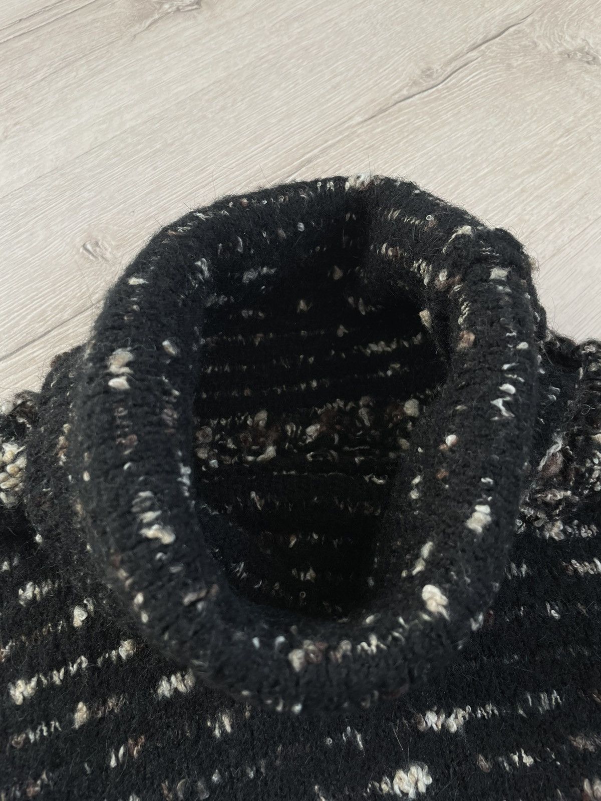 Japanese Brand × Le Grande Bleu (L.G.B.) Vintage Knitted Japan Roll Neck Sweater Abstract Stripe Y2k Size US M / EU 48-50 / 2 - 7 Thumbnail