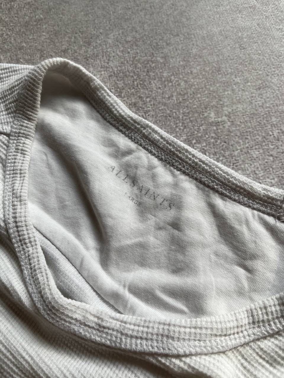 Allsaints × Vintage Vintage Allsaints Waffle Boxy Longsleeve T-shirt L Size US L / EU 52-54 / 3 - 6 Thumbnail