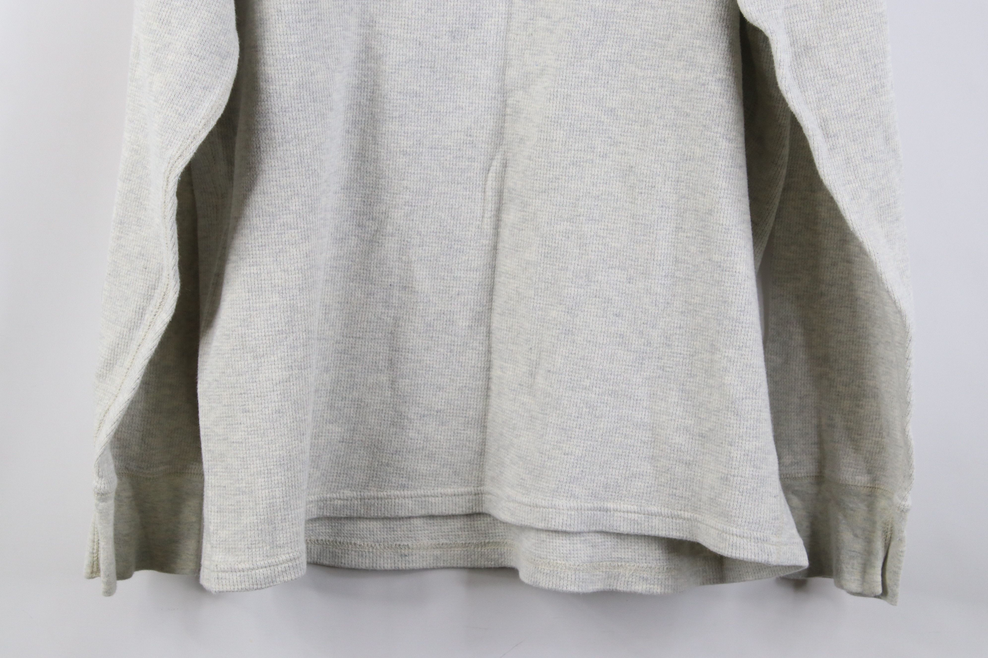 Polo Ralph Lauren Vintage 90s Y2K Ralph Lauren Knit Long Sleeve T-Shirt Gray Size US XL / EU 56 / 4 - 10 Thumbnail