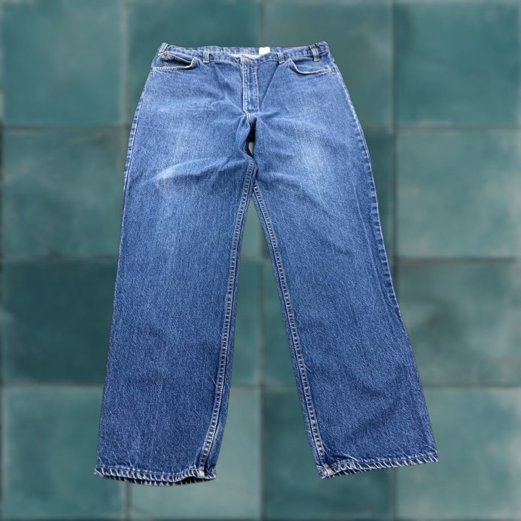 Levi's VINTAGE Levi’s 540 Jeans Men’s 42x32 Blue Brown Tab Jeans Mens 42 Inseam 32 Straight Blue Size US 42 / EU 58 - 1 Thumbnail