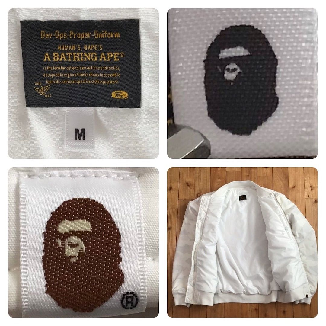 Bape 💫Glow in the dark💫 BAPE City Camo MA-1 bomber jacket APE Size US M / EU 48-50 / 2 - 9 Thumbnail