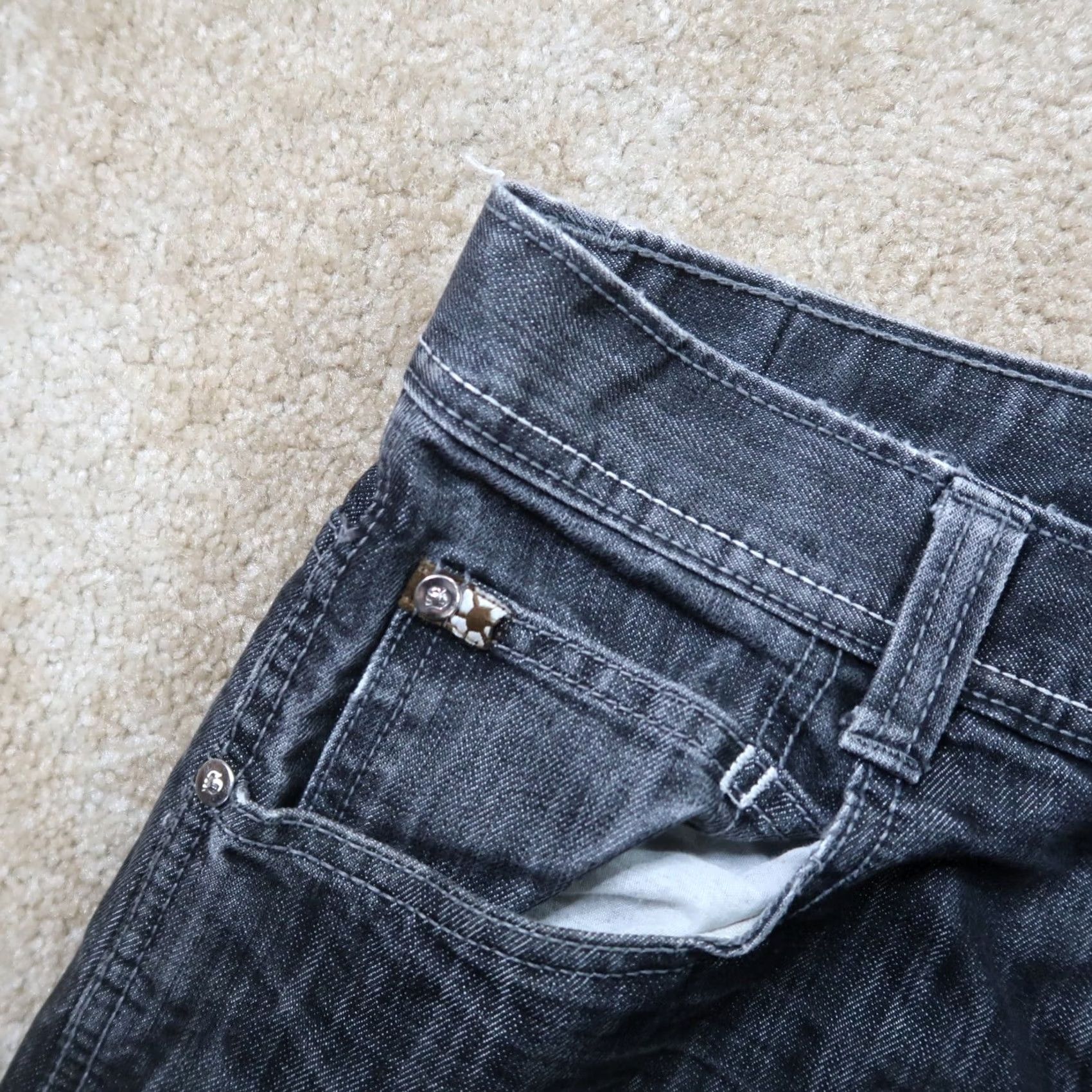 Southpole VINTAGE Southpole Jeans Mens 36x31 Black Denim Loose Baggy Fit Hip Hop Jeans Mens 36x31 Black Denim Hip Hop Boys? Size US 36 / EU 52 - 3 Thumbnail