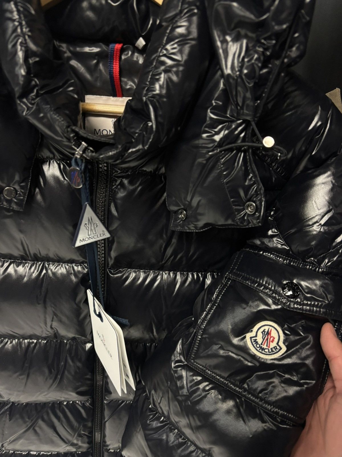 Moncler Moncler Maya Giubbotto black jacket size 5 Size US XL / EU 56 / 4 - 3 Thumbnail