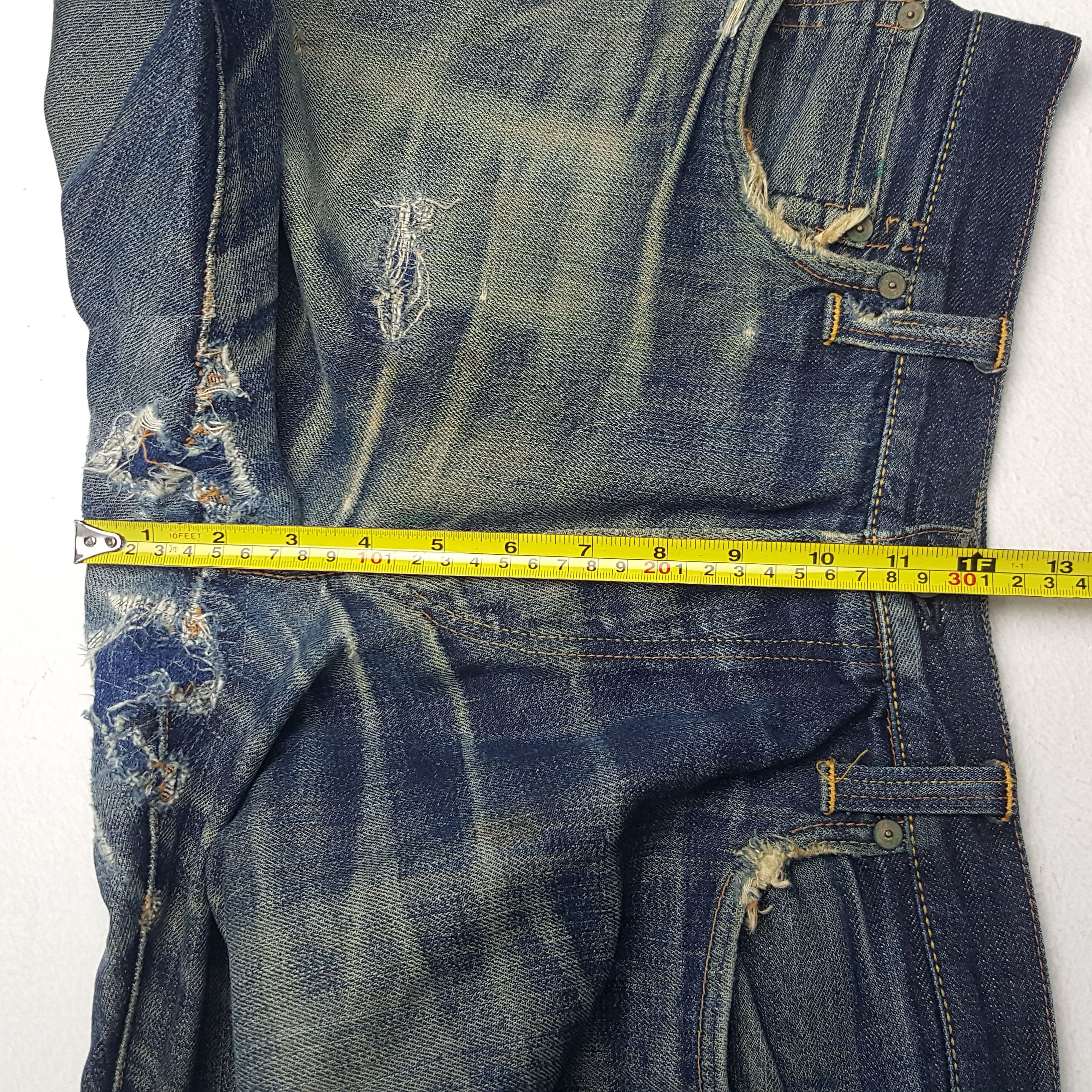 Evisu × Japanese Brand × Vintage Vintage Evisu Selvedge Japan Brand Daicock Custom Denim Jean Size US 30 / EU 46 - 10 Thumbnail