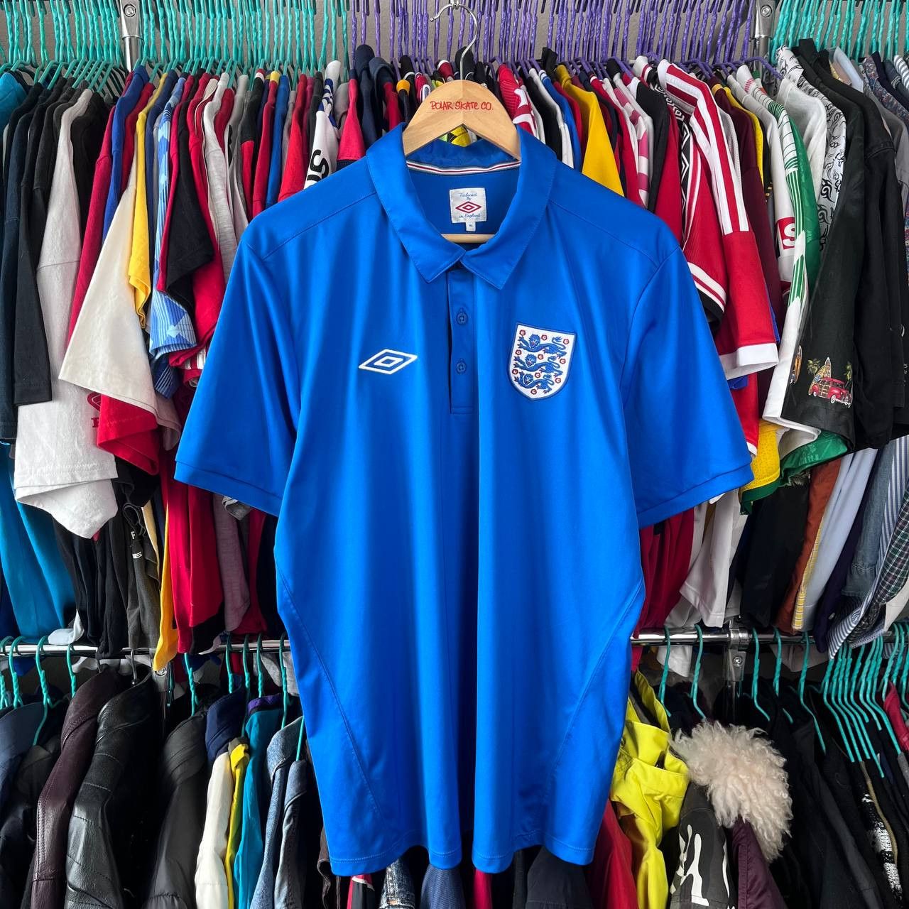 Umbro Umbro England 2009/2010 Football Soccer Training Jersey Size US XL / EU 56 / 4 - 2 Thumbnail