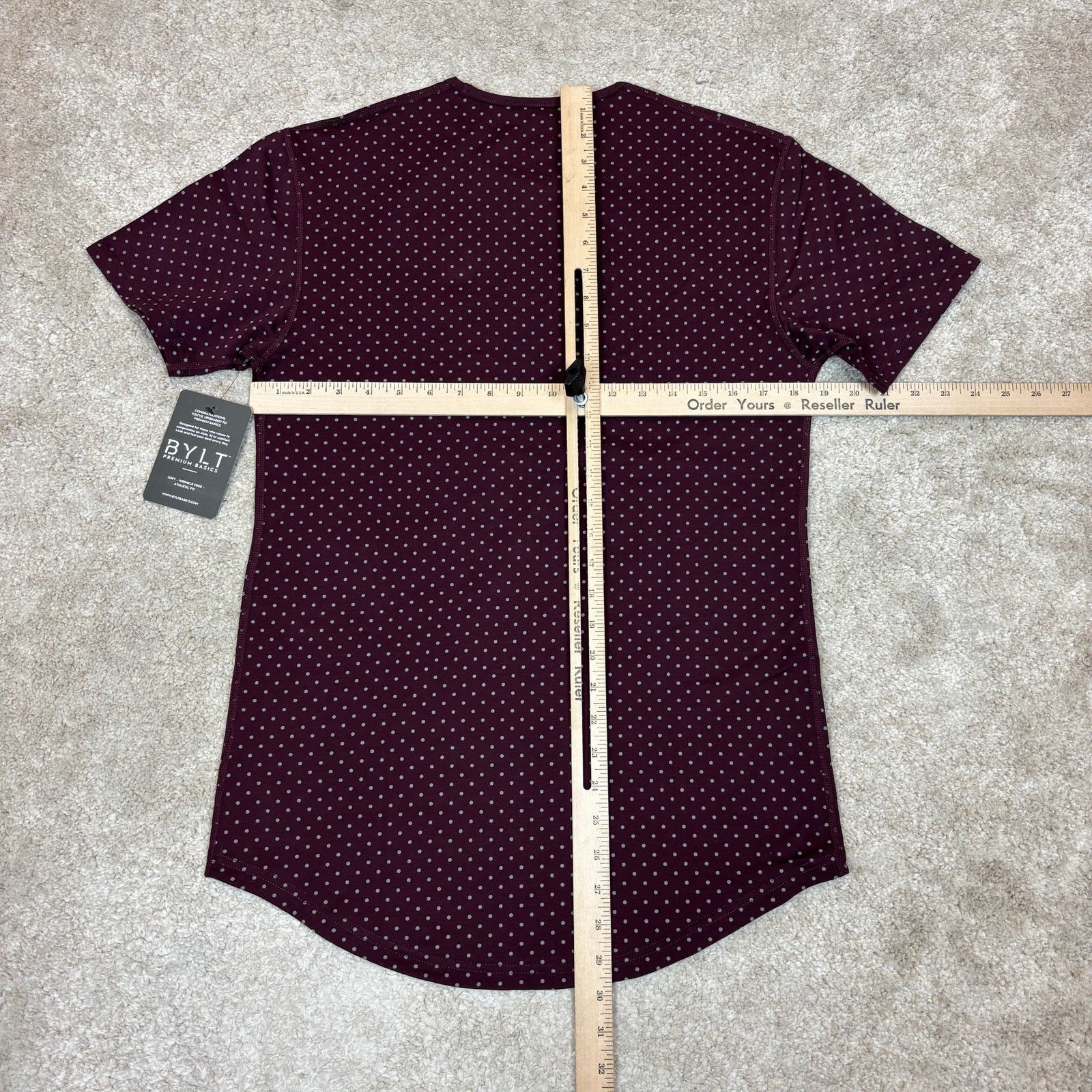 Other NWT Bylt Drop Cut Lux Polka Dot Short Sleeve T Shirt Men's S Size US S / EU 44-46 / 1 - 3 Thumbnail