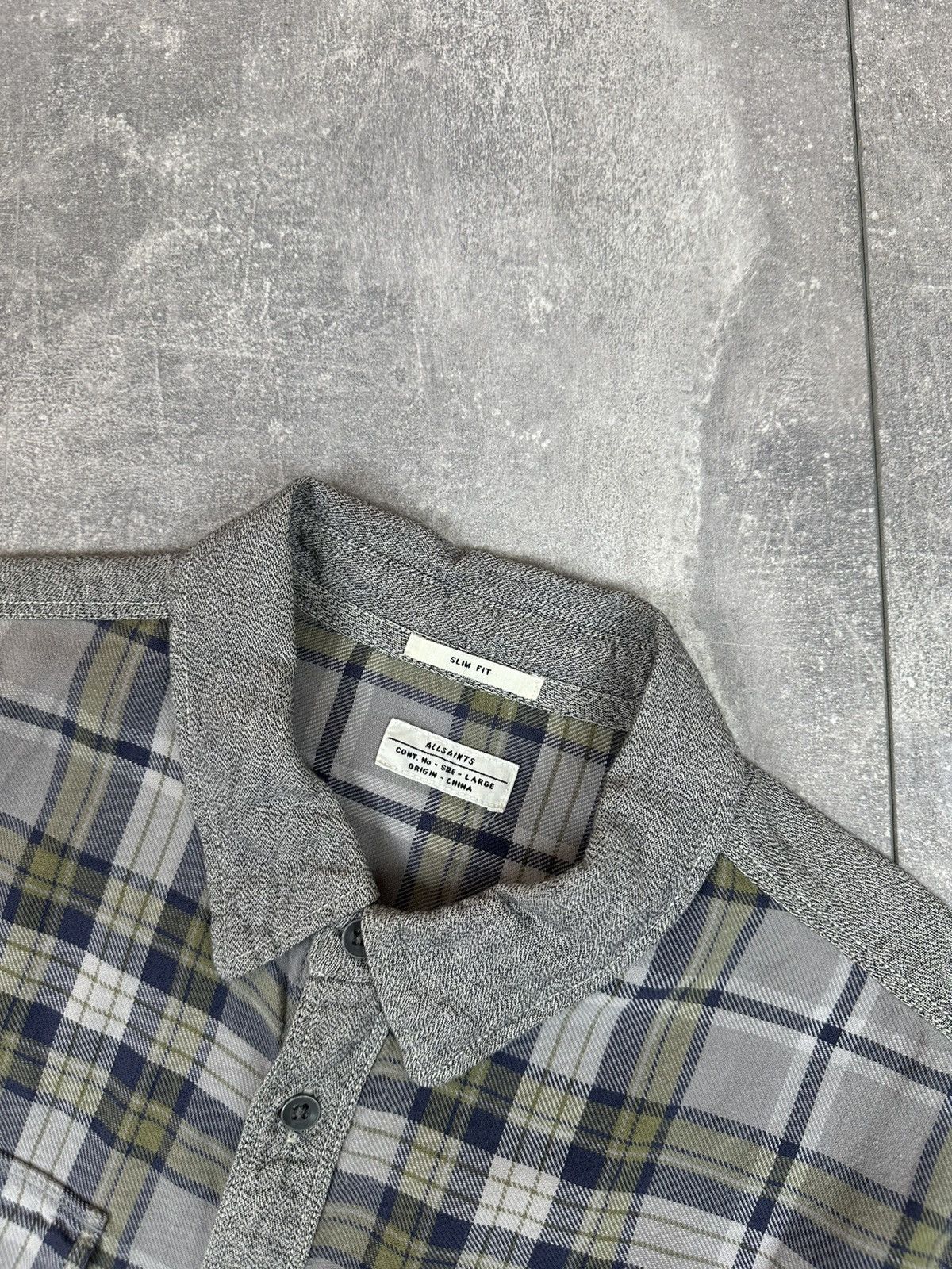 Allsaints Allsaints Japanese Flannel Shirts Button Up Size US L / EU 52-54 / 3 - 3 Thumbnail