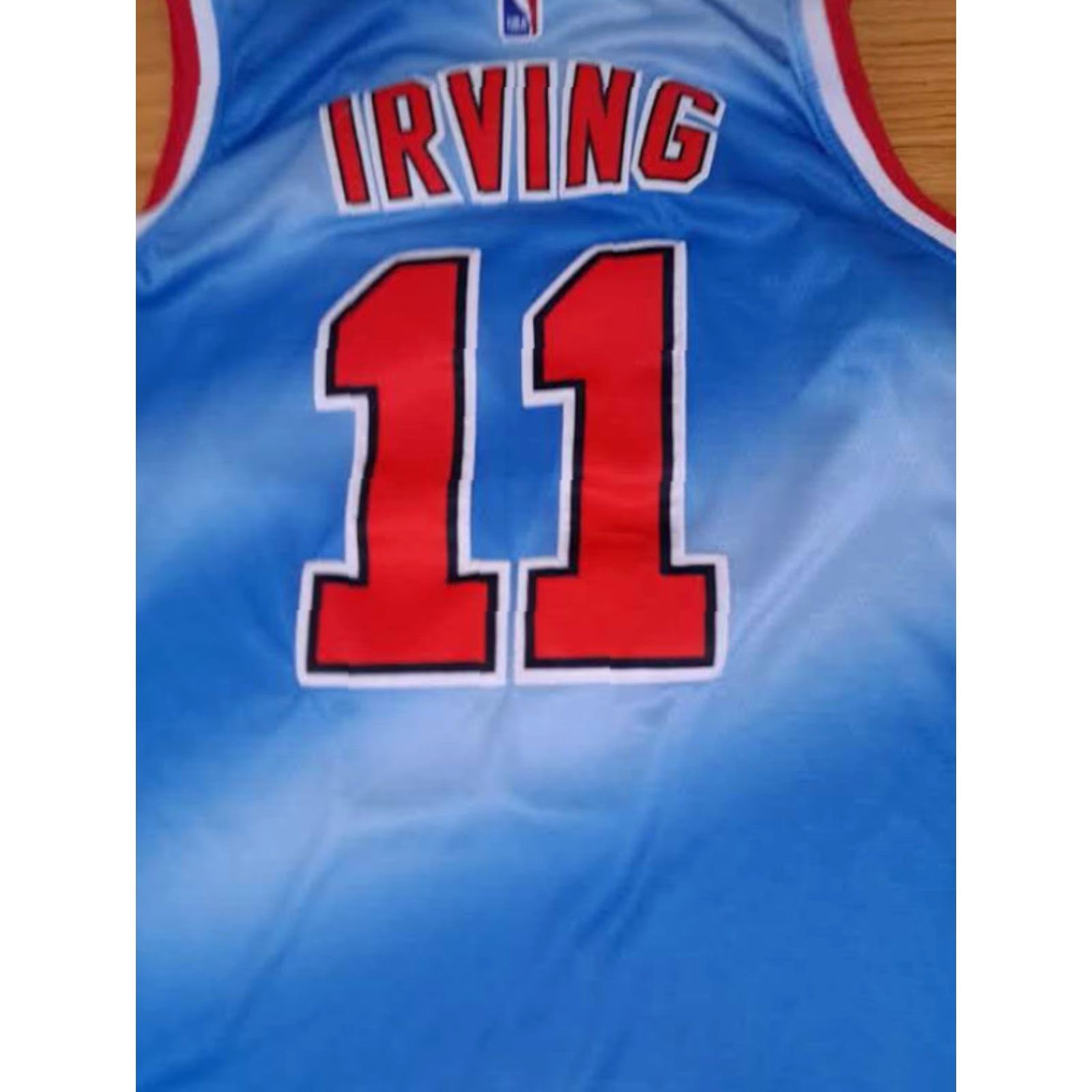 Nike Nike New York Knicks Basketball Swingman Stitched Jersey Tyrie Irving #11 L Blue EUC Sweatshirt Mens Size US L / EU 52-54 / 3 - 6 Thumbnail
