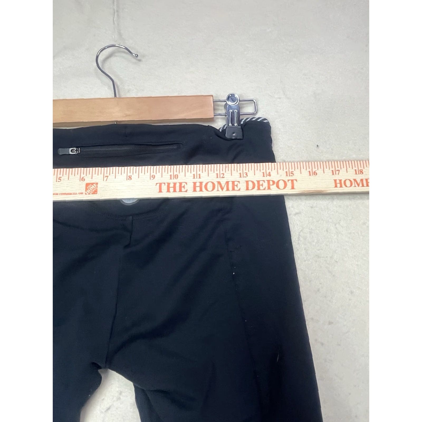 Vintage Zoot Womens Leggings M Black Athletic Pull On Size 32" / US 10 / IT 46 - 3 Thumbnail