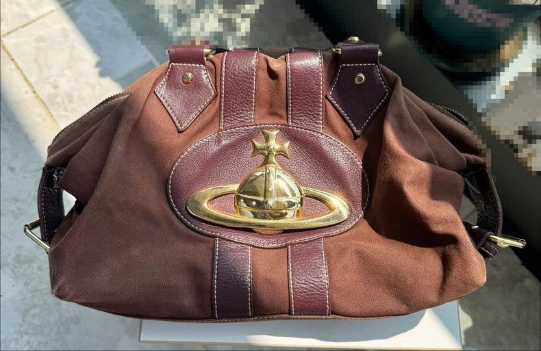 Vivienne Westwood vivienne westwood size os Brown giant golden Saturn orb Bos Size ONE SIZE - 4 Thumbnail