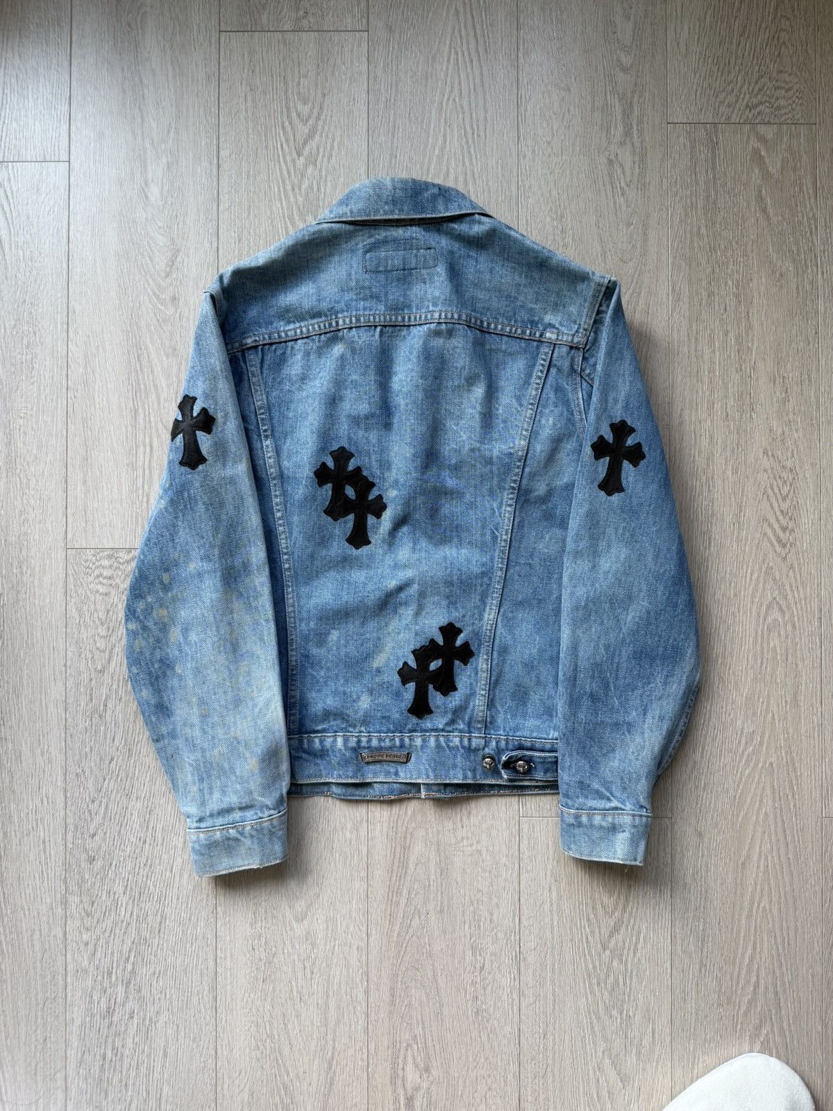 Chrome Hearts Chrome hearts levis cross patches denim jacket Size US S / EU 44-46 / 1 - 2 Thumbnail