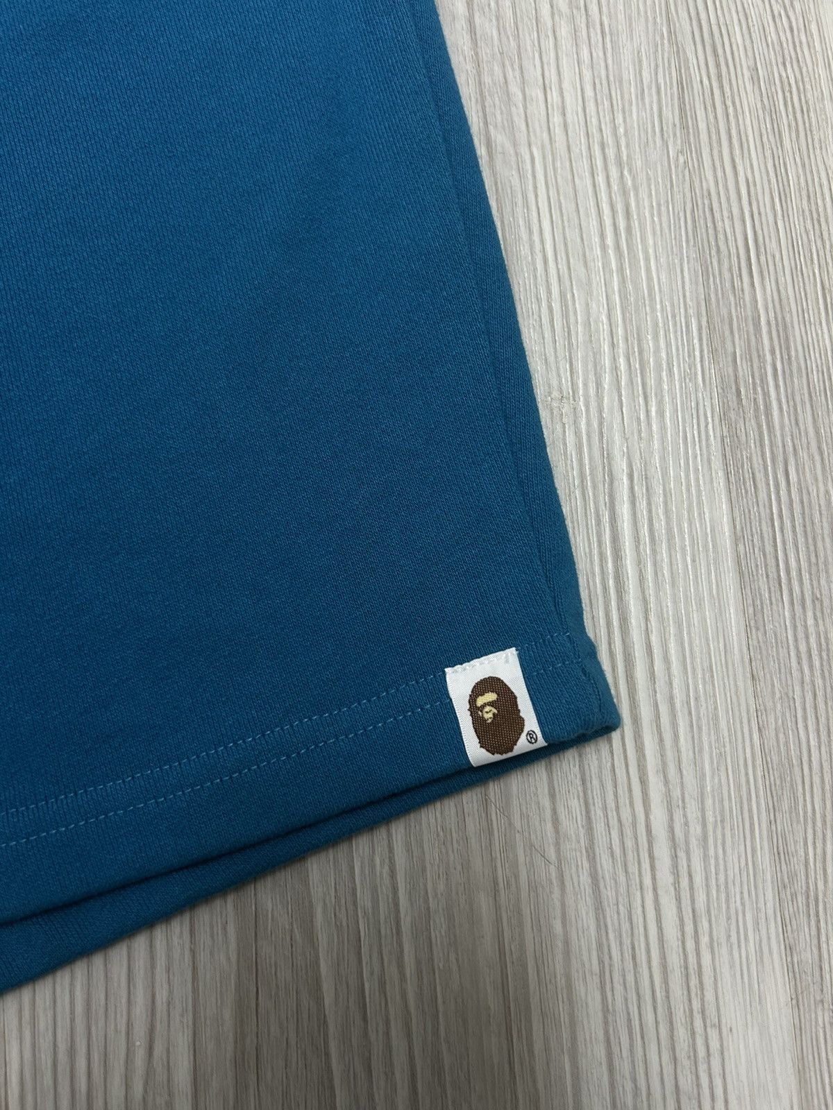 Bape Bape Shark Logo Blue Sweat Shorts NWT Size US 36 / EU 52 - 3 Thumbnail