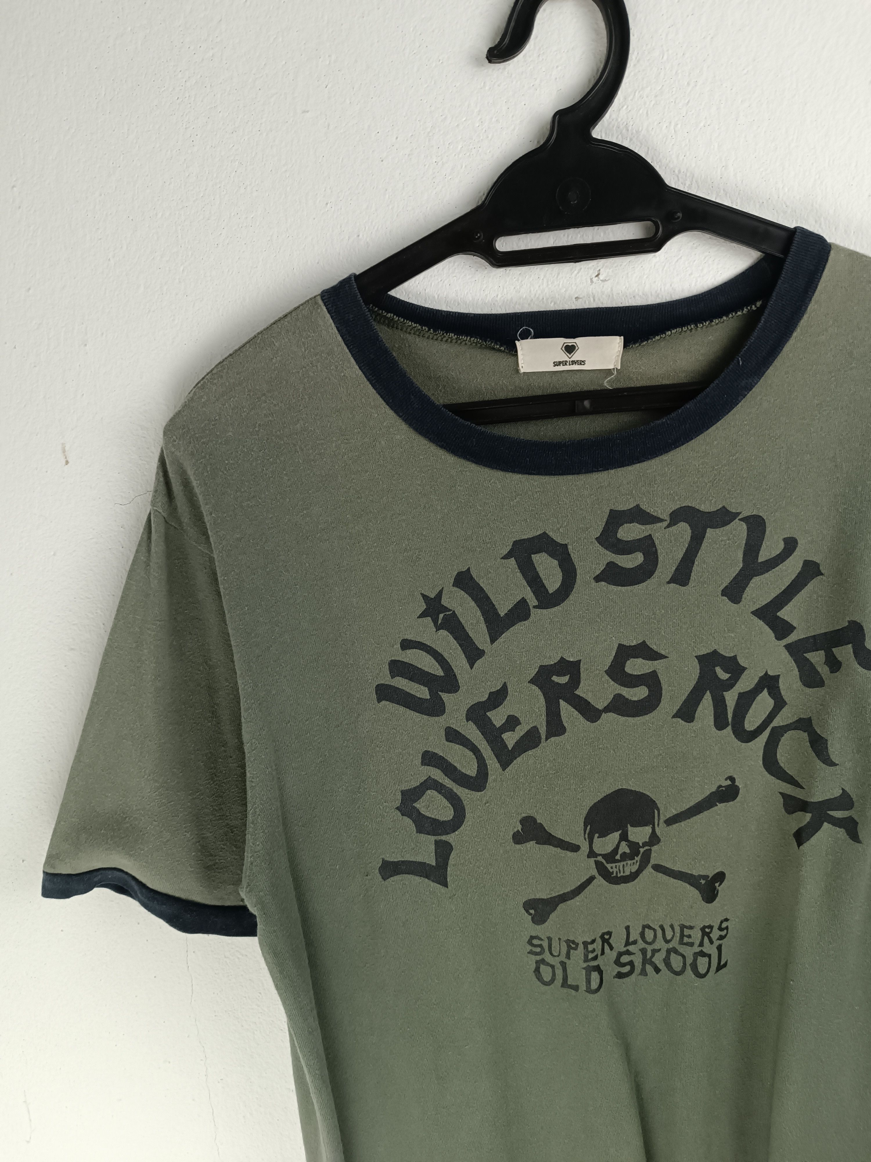 Japanese Brand VINTAGE Y2K SUPER LOVERS WILDSTYLE LOVERS ROCK VERY RARE TEE Size US M / EU 48-50 / 2 - 5 Thumbnail