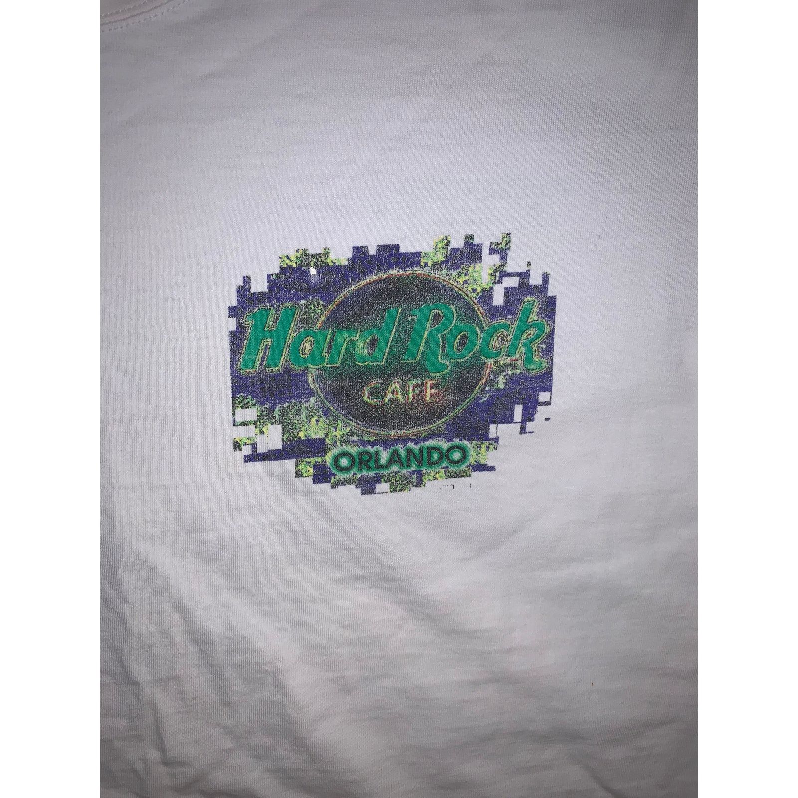 Hard Rock Cafe × Vintage Hard Rock Cafe Orlando USA White Heavyweight T Shirt Large Size US L / EU 52-54 / 3 - 3 Thumbnail