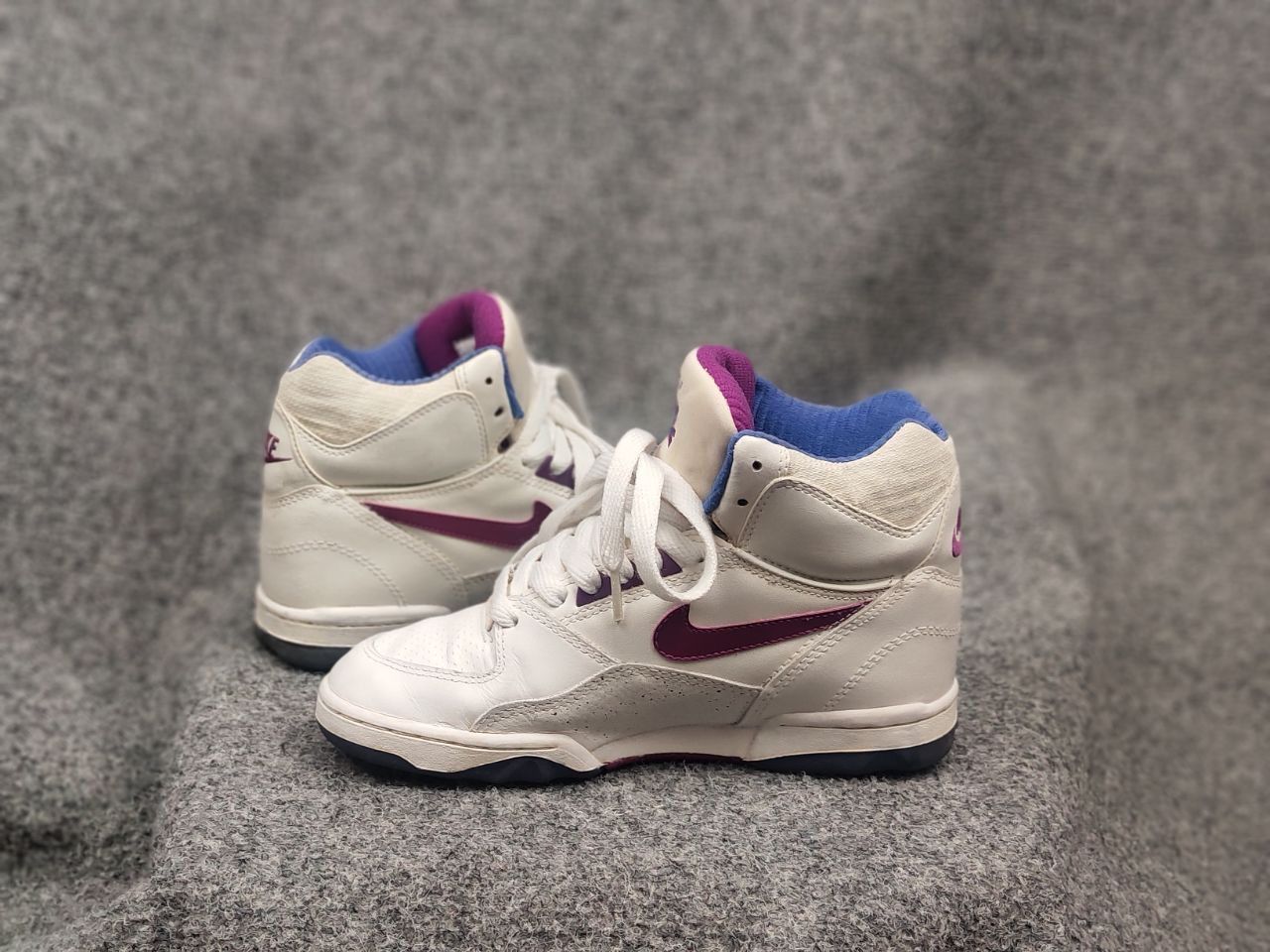 Nike Rare Vintage Original 90's Nike court flare Hi top sneakers Size US 8 / IT 38 - 18 Thumbnail