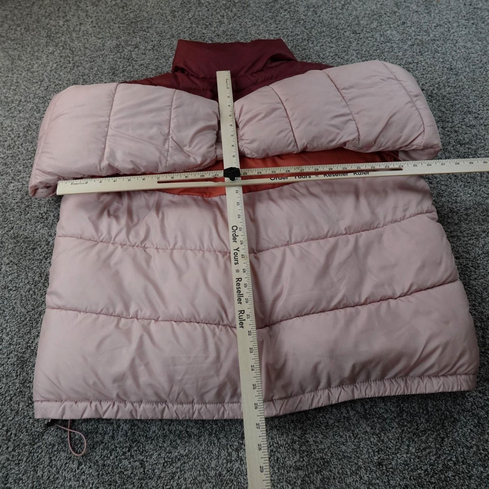 Pinko Columbia Jacket Womens 2X Pink Puffer Quilted Insulated Full Zip Outdoor Coat Size XXL / US 16-18 / IT 52-54 - 7 Thumbnail