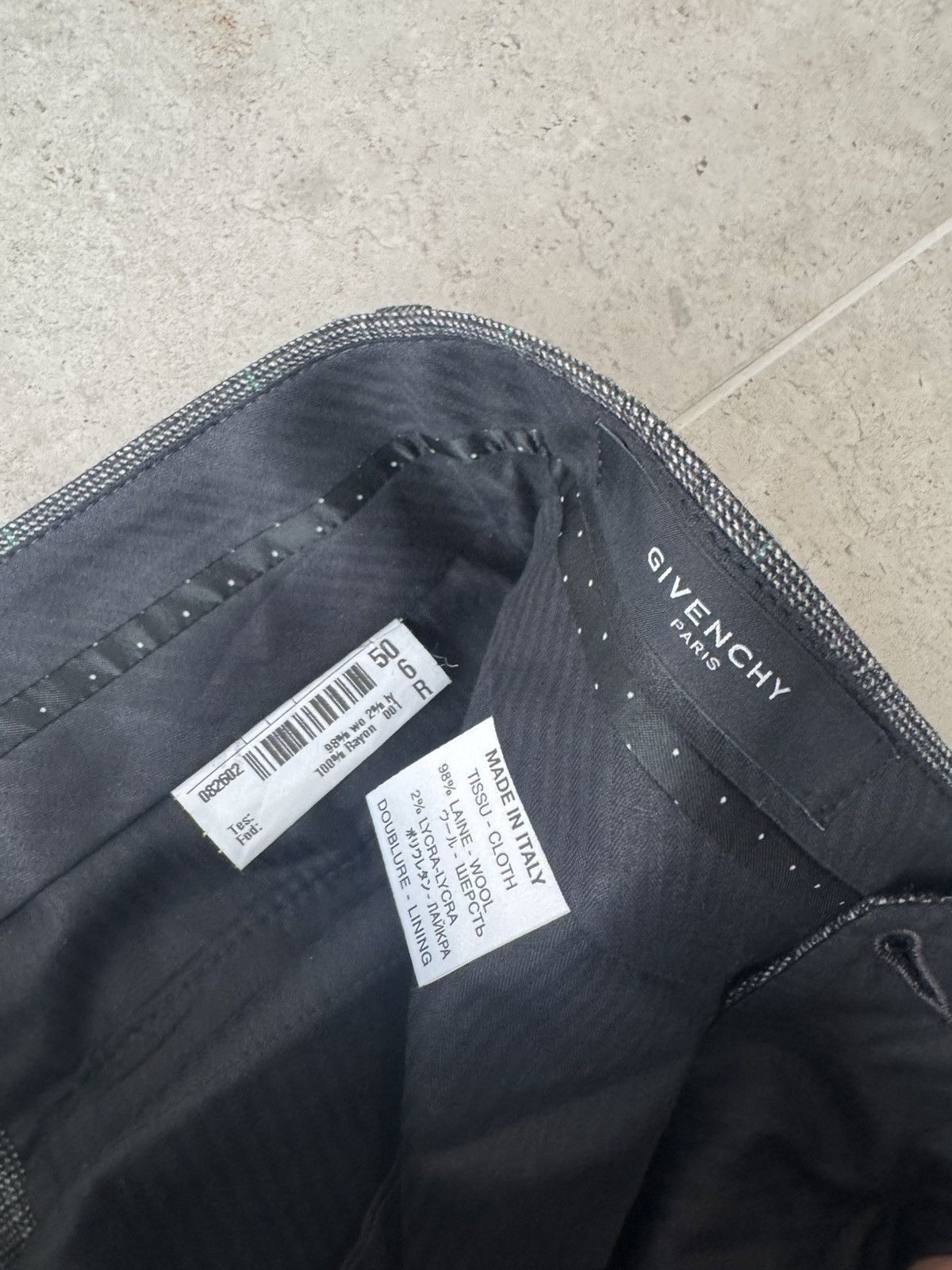Givenchy Givenchy Wool Suit Size 50R - 17 Thumbnail