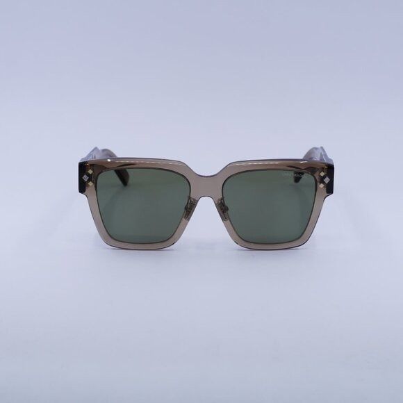 Dior Dior CD DIAMOND S3F 64C0 Sunglasses Transparent Brown Square Size ONE SIZE - 2 Thumbnail