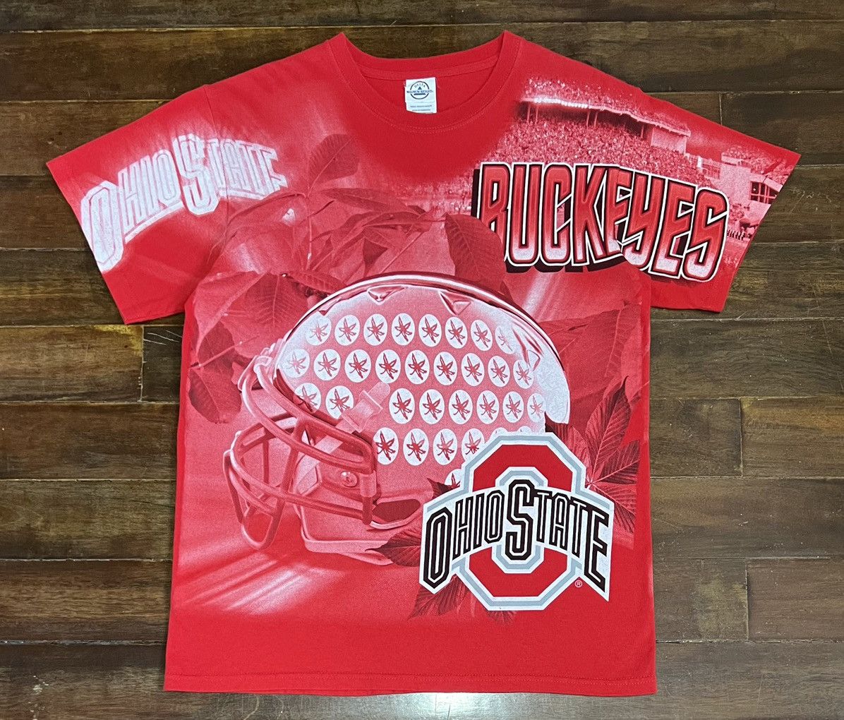 Vintage Ohio State University Football Buckeyes Go Buck! tee