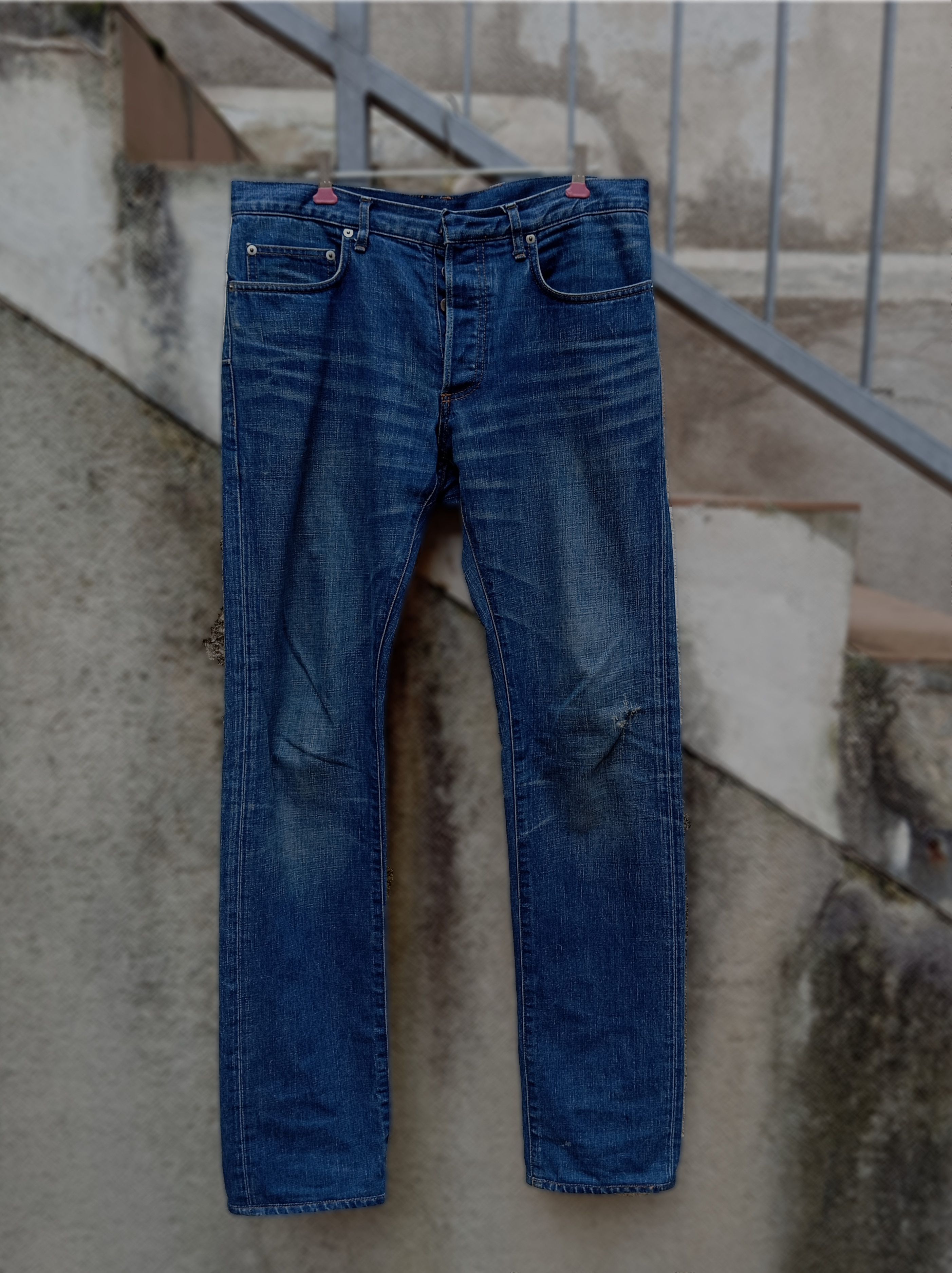 Dior Dior KVA Clawmark indigo jeans Size US 31 - 1 Thumbnail