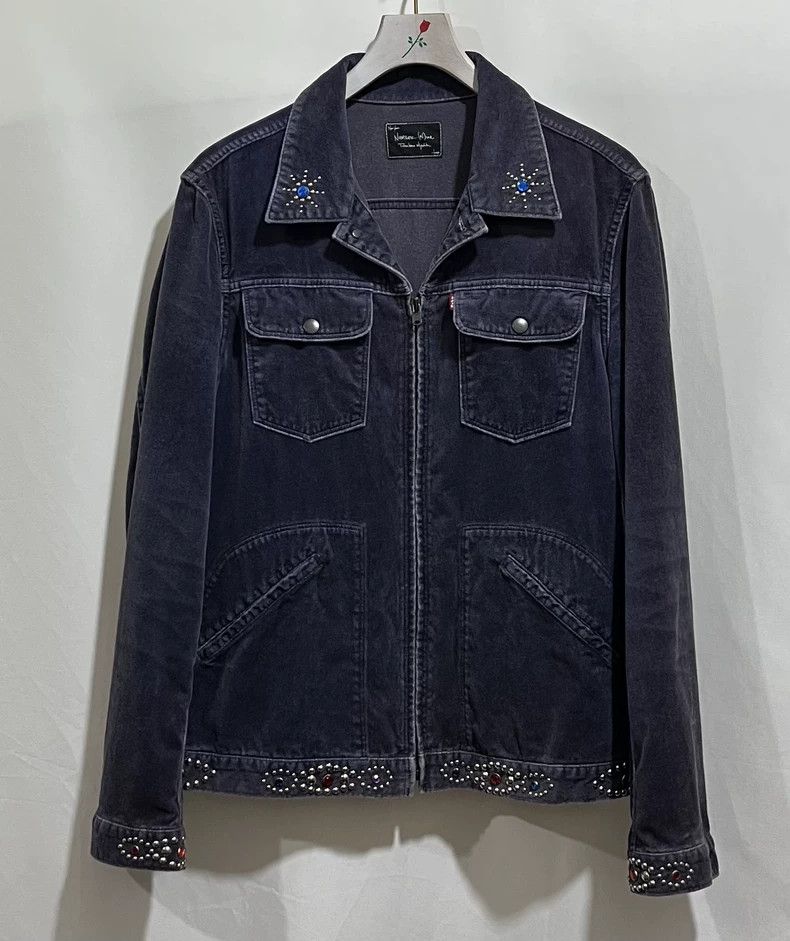 Number (N)ine Number (N)ine03ss aw velvet gem jacket 2503-Nextarrow Size US L / EU 52-54 / 3 - 1 Thumbnail