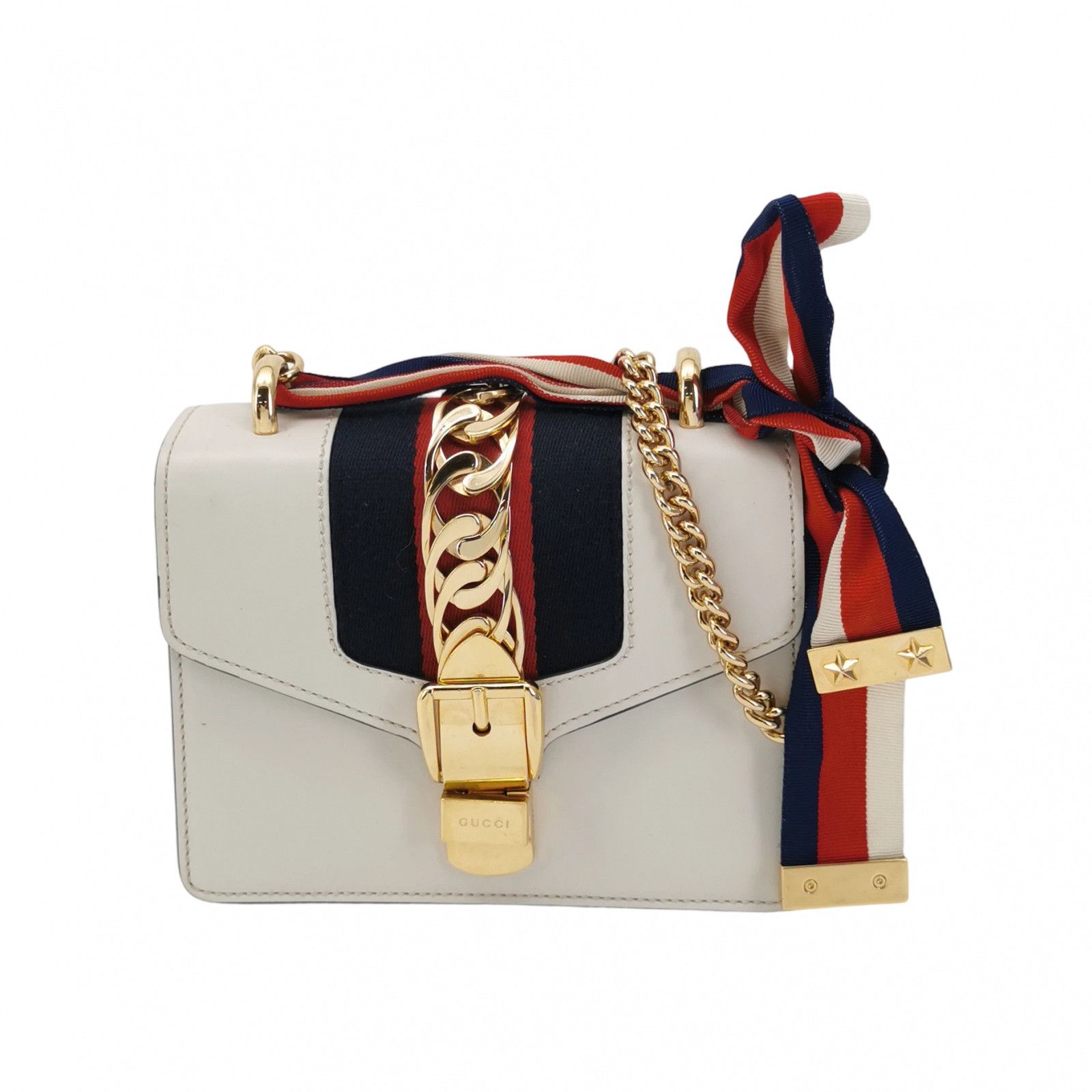 Gucci Gucci Sylvie Mini Leather Shoulder Bag Size ONE SIZE Size ONE SIZE - 1 Thumbnail