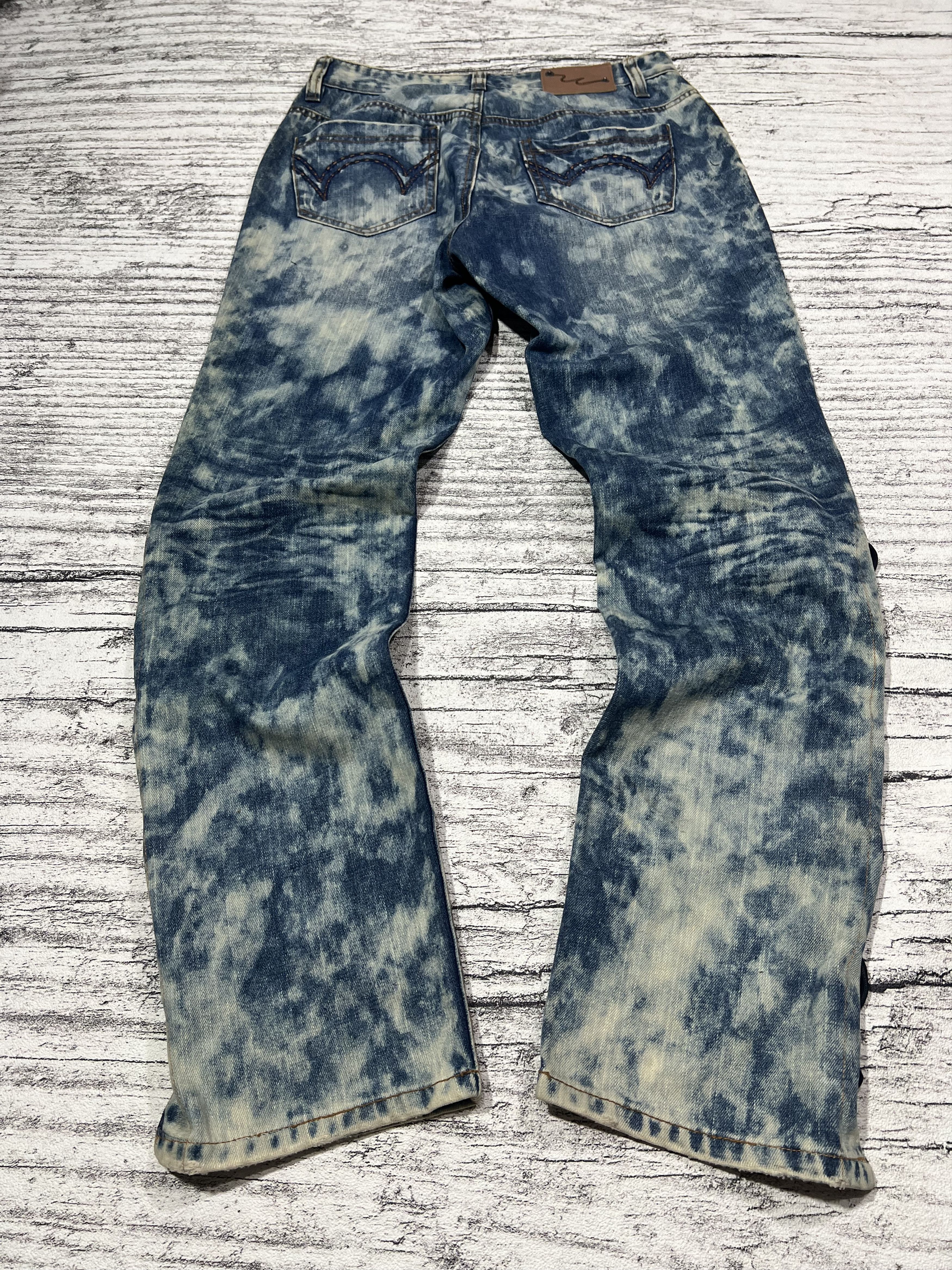 Edwin 2000s Japanese Edwin Bondage Lace Up Acid Wash y2k Lgb Ifsix Size US 28 / EU 44 - 2 Thumbnail