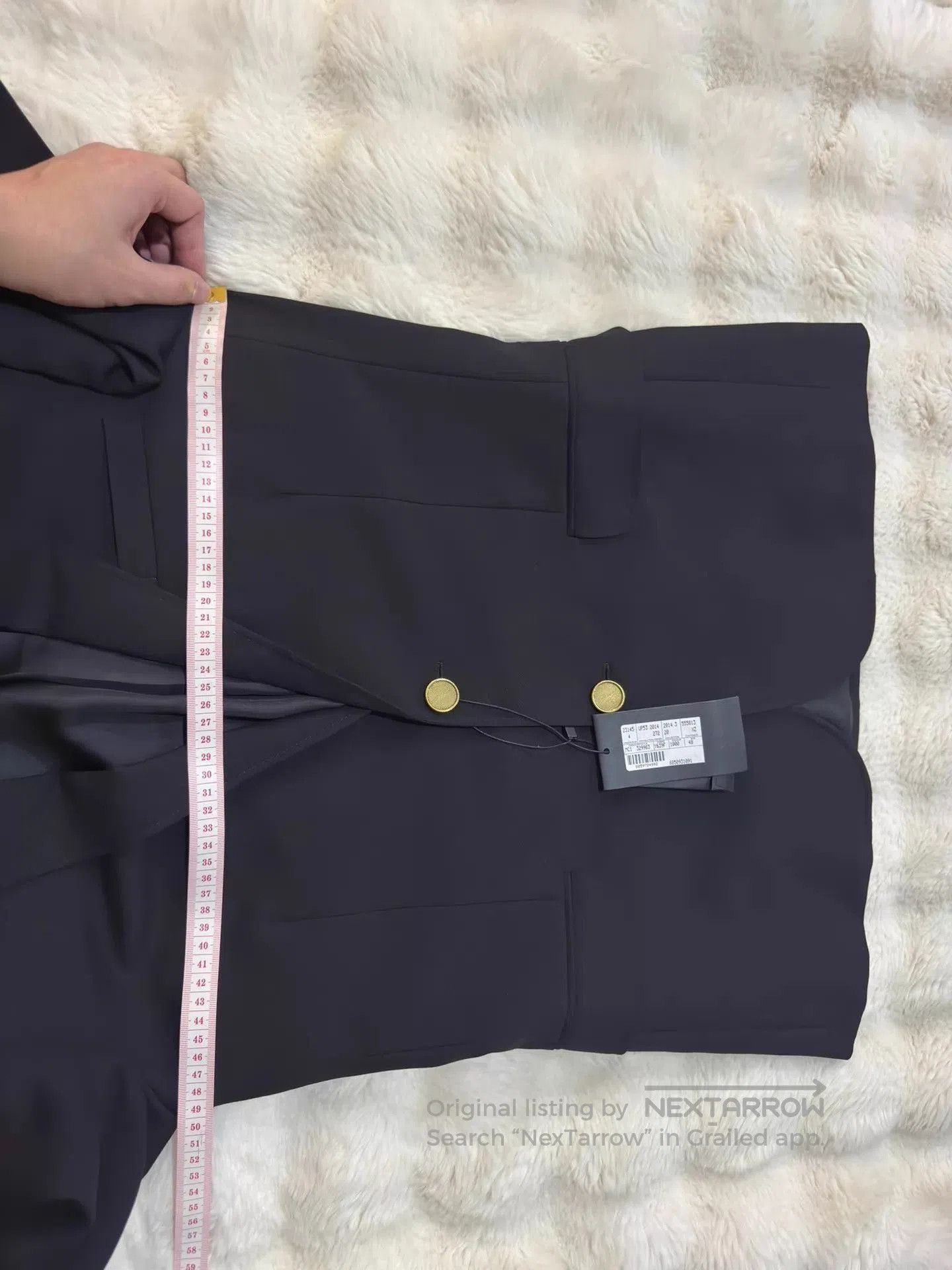 Saint Laurent Paris Black Single. Size US M / EU 48-50 / 2 - 5 Thumbnail