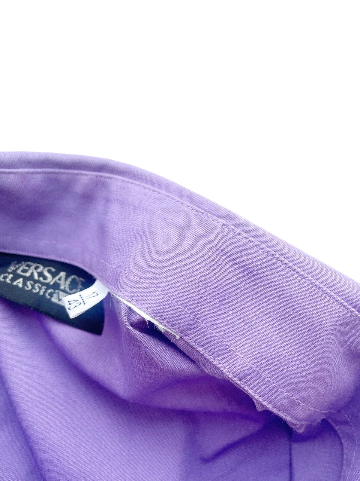 Versace Versace Classic V2 Purple Men Shirt Size 17/43 L-XL Size US L / EU 52-54 / 3 - 6 Thumbnail