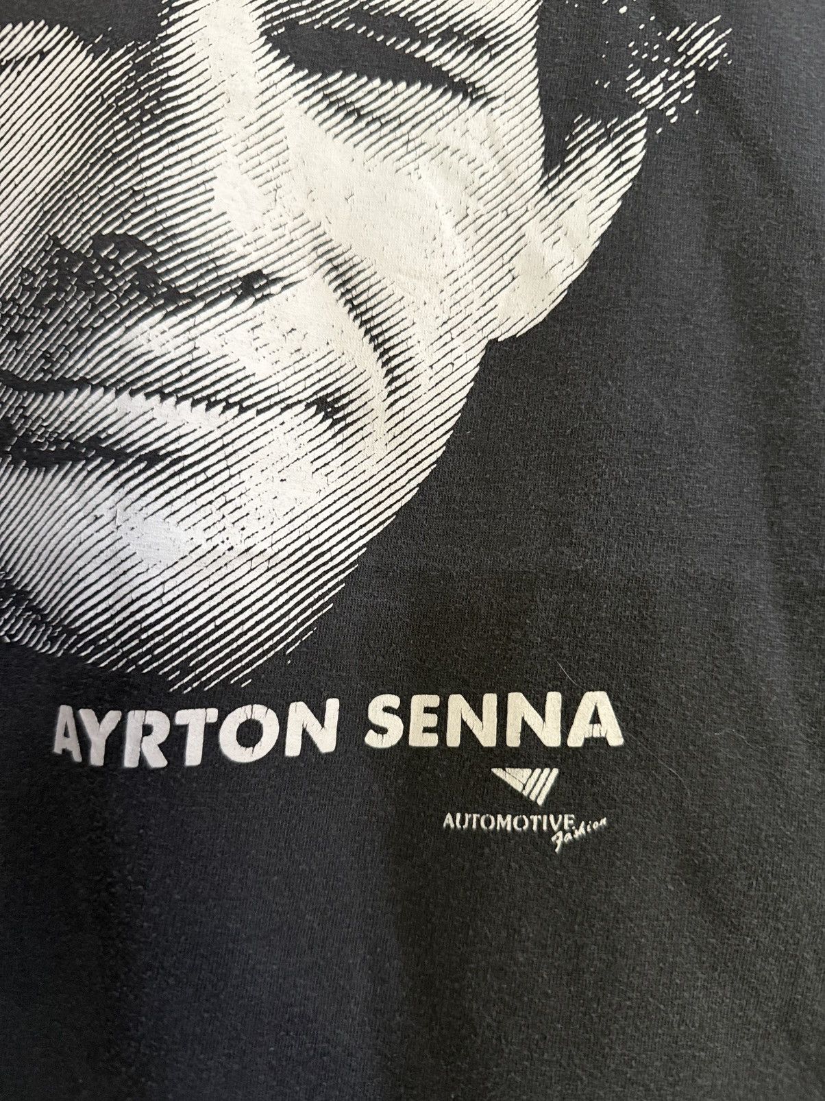 Formula 1 Vintage 90s Ayrton Senna The Legend Formula 1 Faded Tee Size US L / EU 52-54 / 3 - 4 Thumbnail