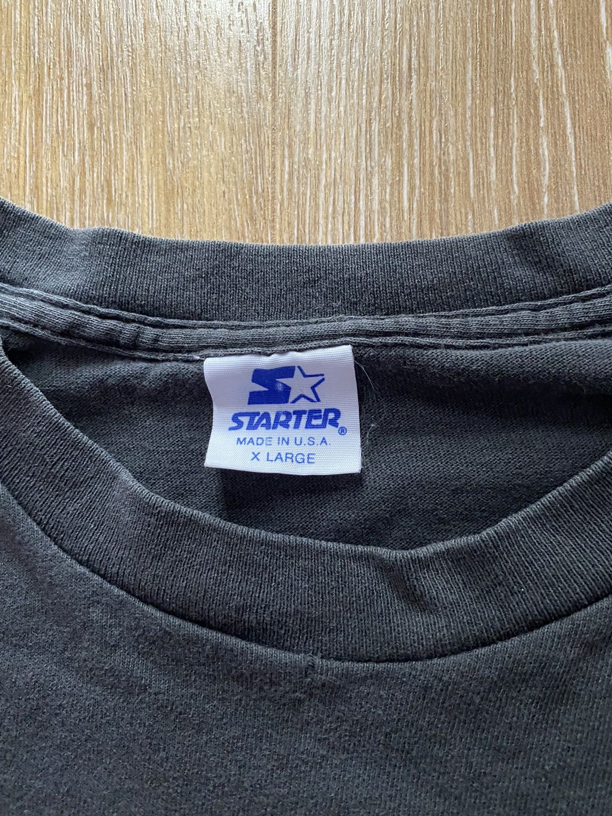 NBA × Starter × Vintage Vintage 90s NBA Chicago Bulls Starter USA Sun Faded T-Shirt Size US XL / EU 56 / 4 - 6 Thumbnail